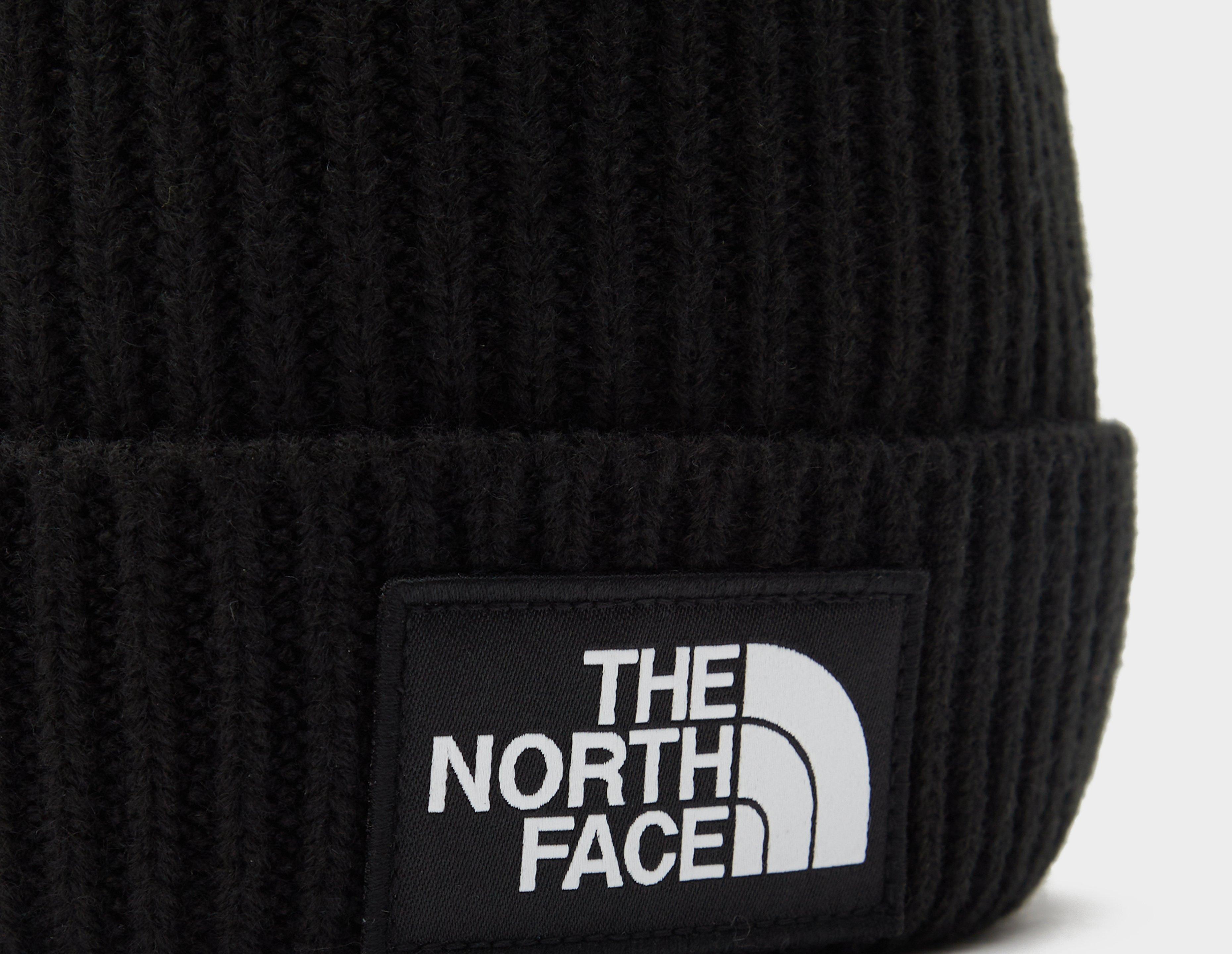 north face black beanie hat
