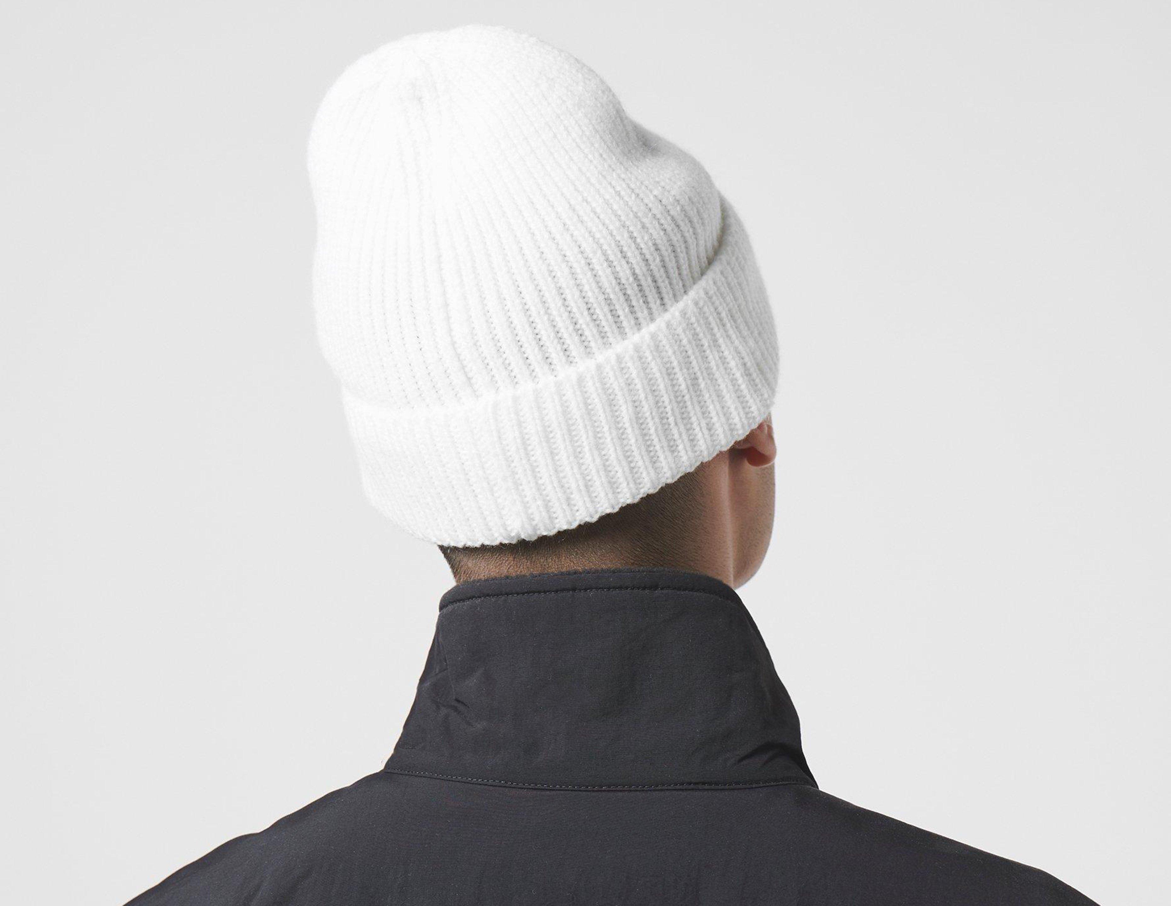 the north face white beanie