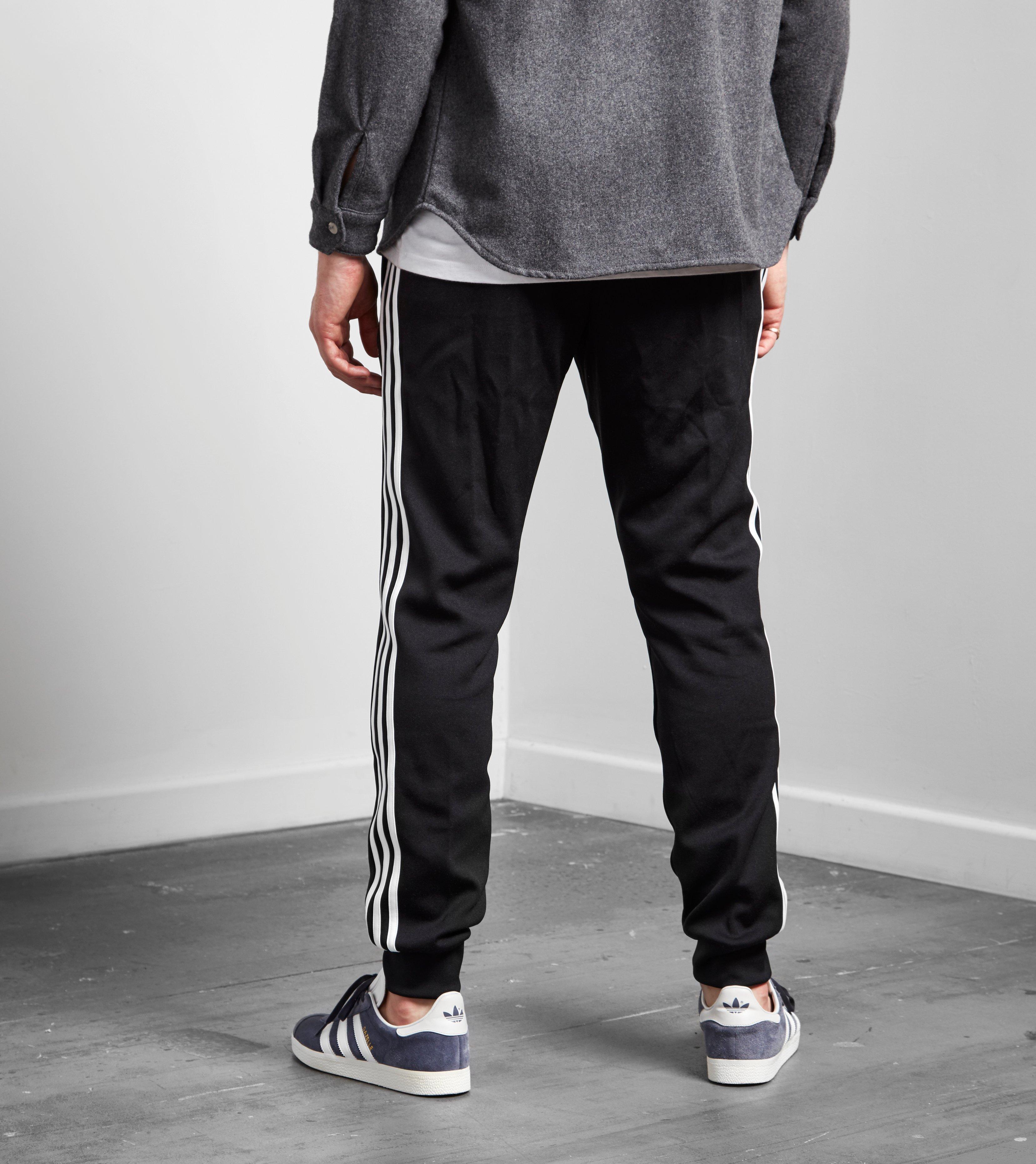 adidas superstar cuffed track pants black