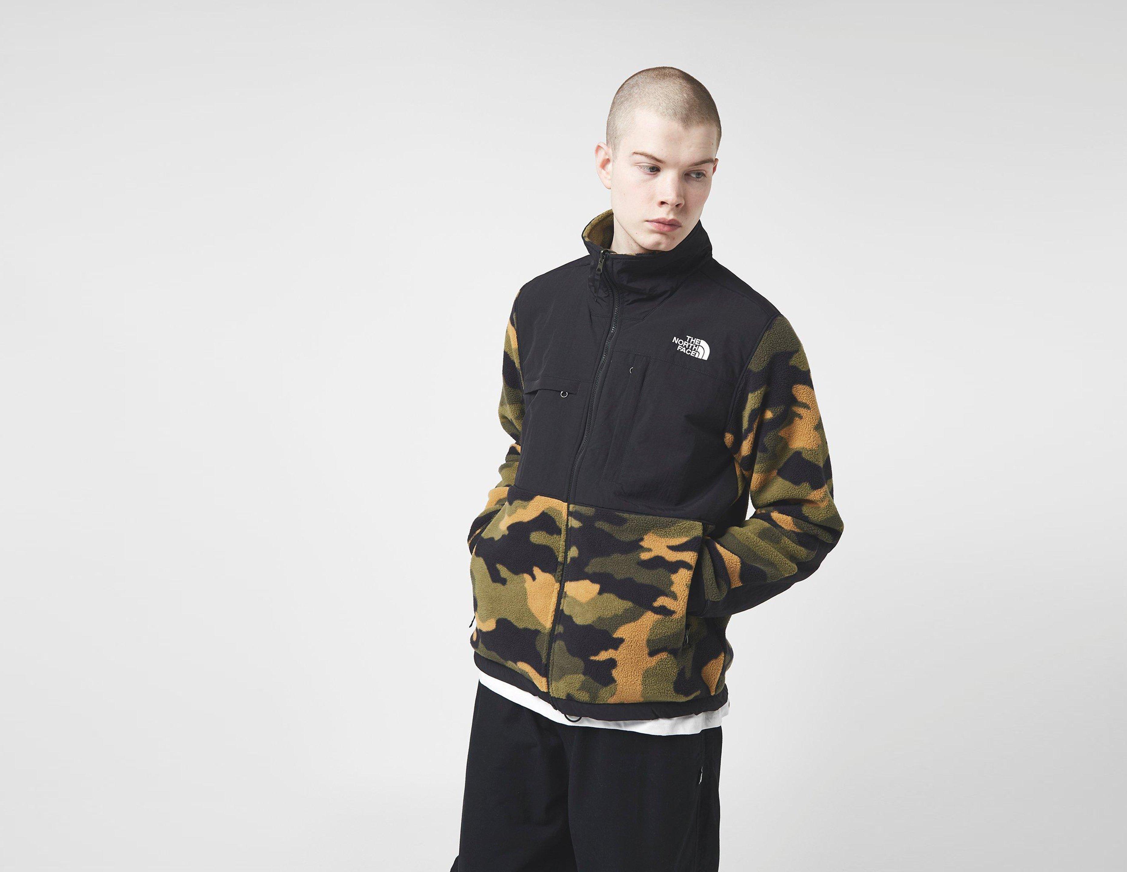 the north face camouflage fleece
