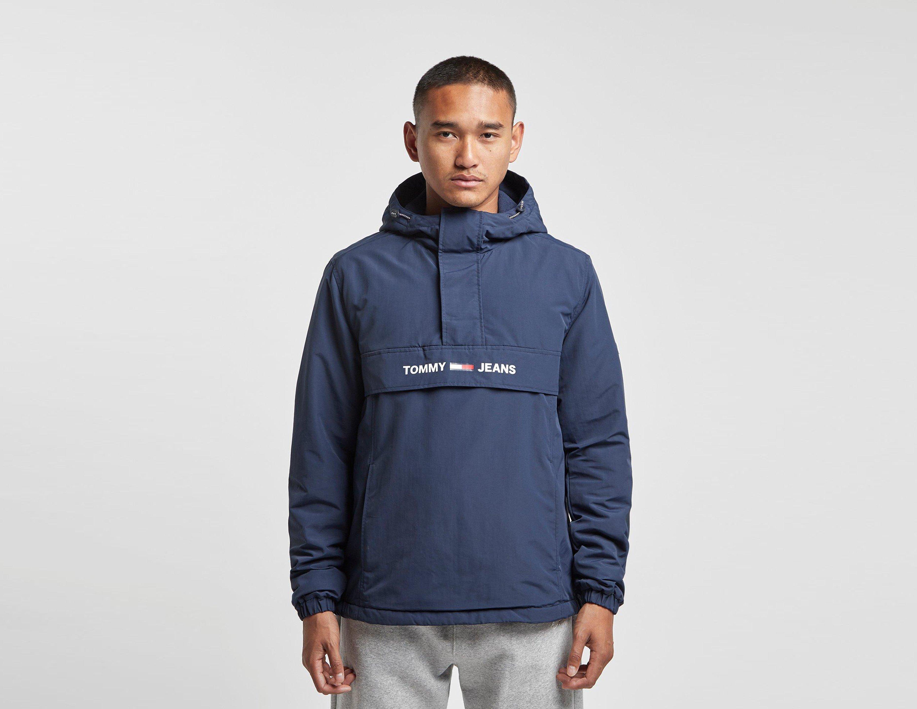 tommy jeans half zip jacket