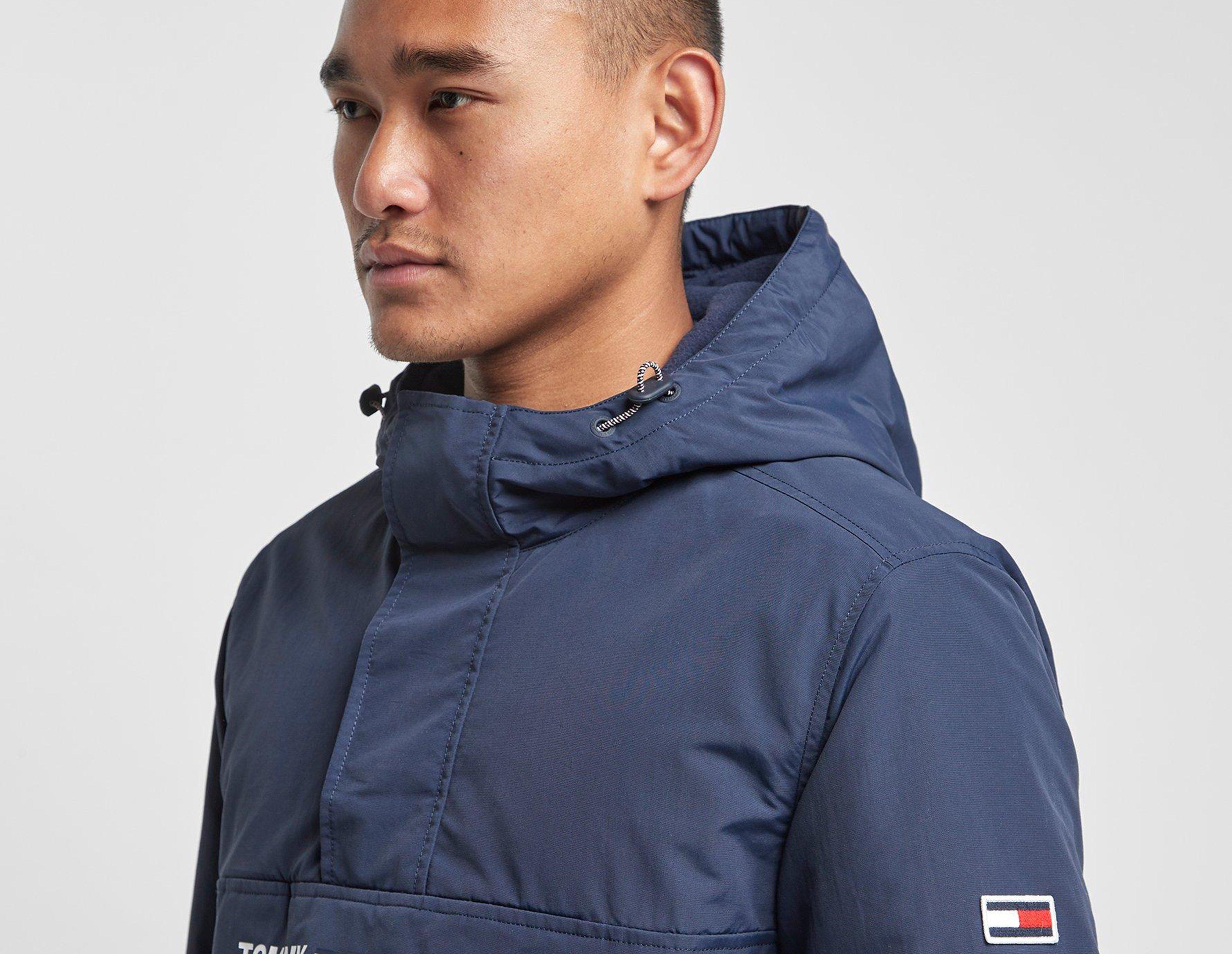 tommy jeans half zip jacket