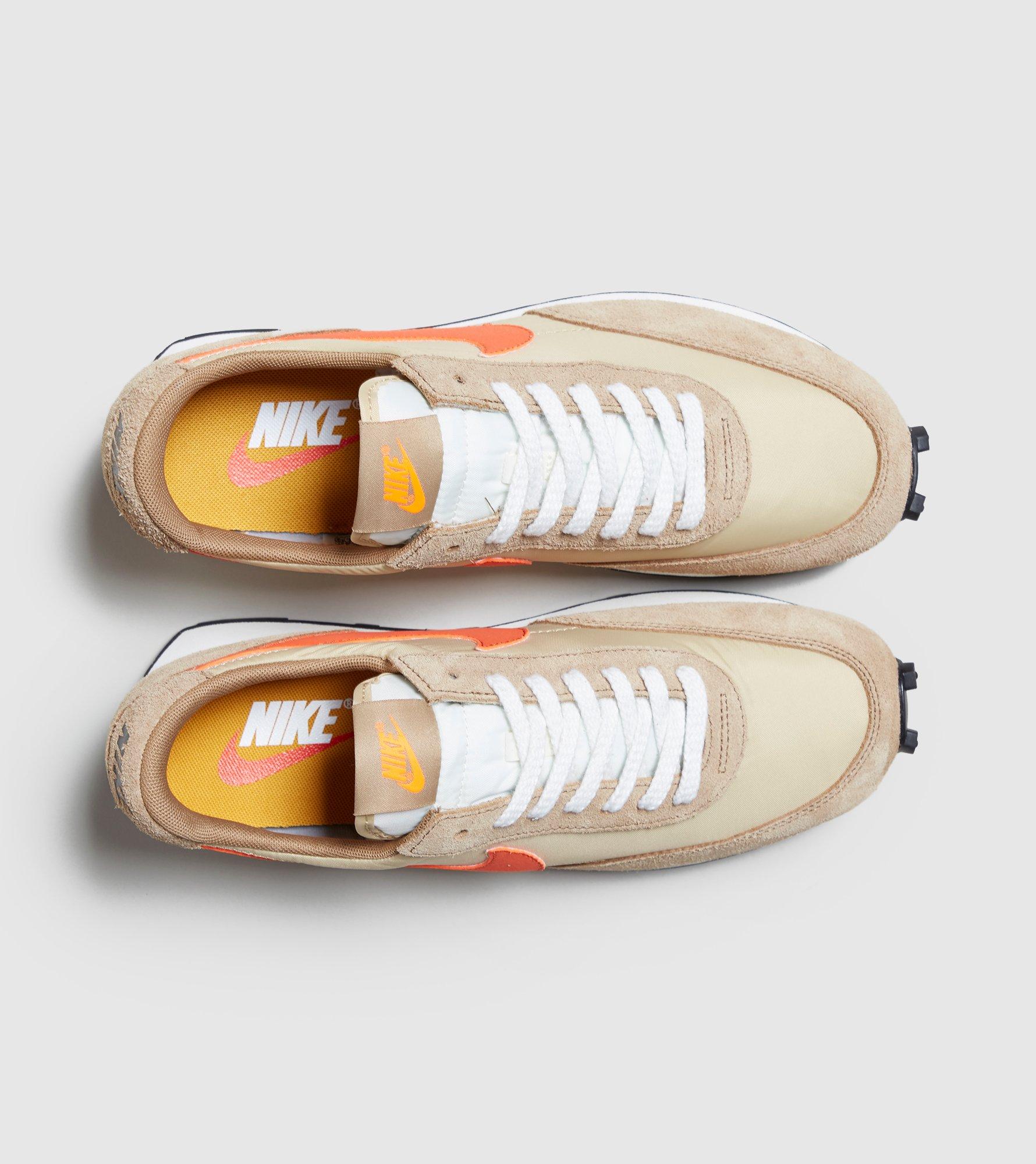 nike beige orange