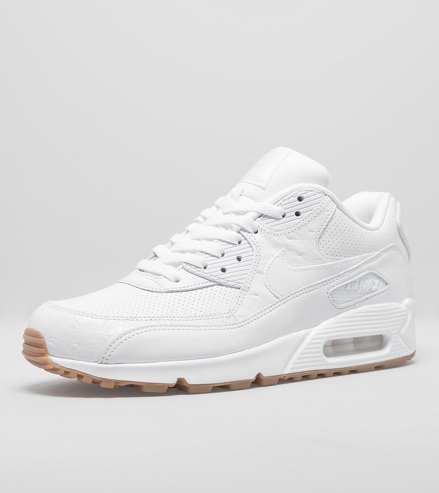 nike air max 90 white gum sole