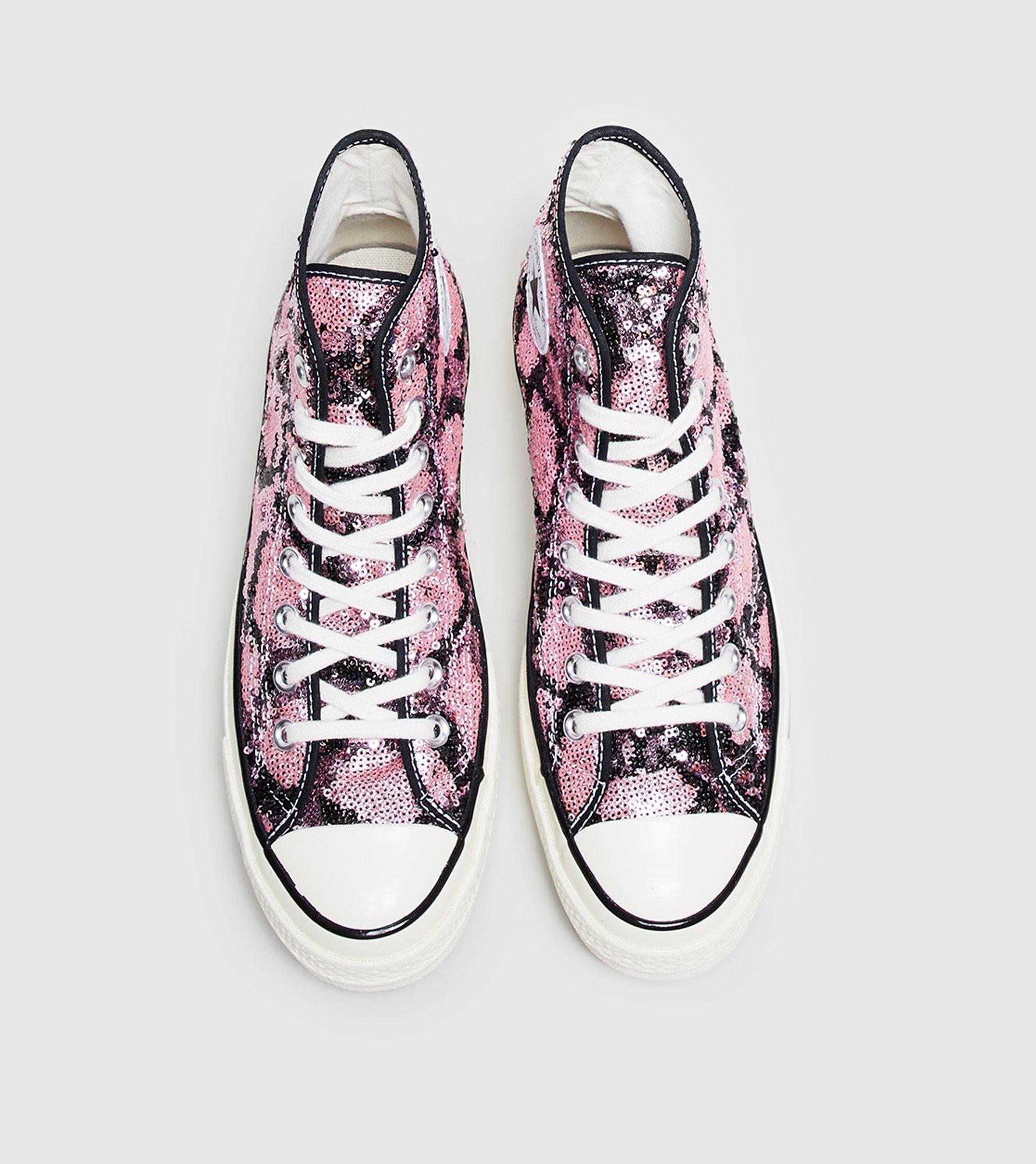 sequin chuck taylors