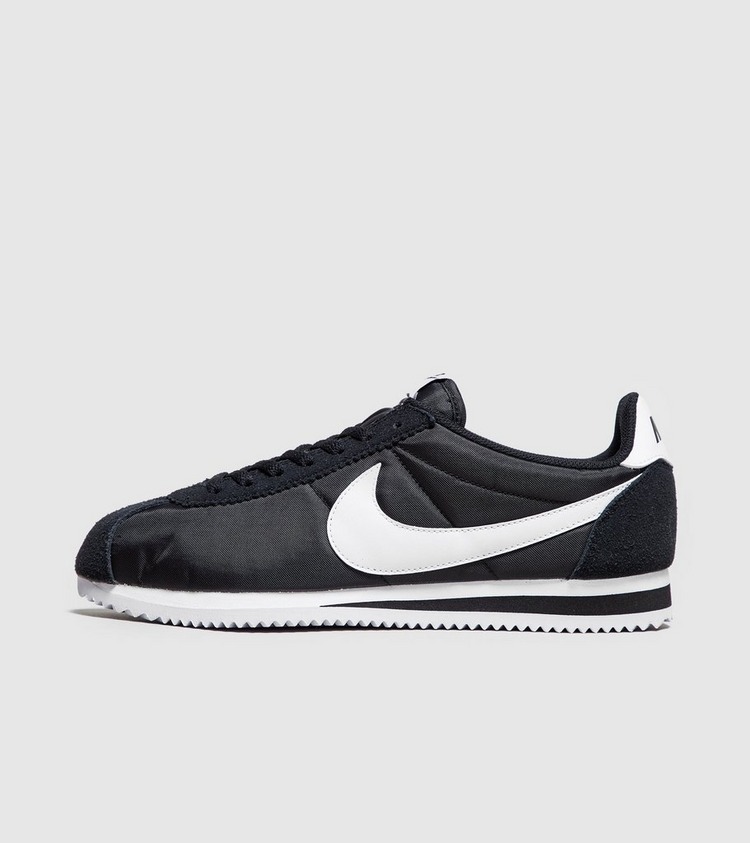 nike cortez mens black nylon