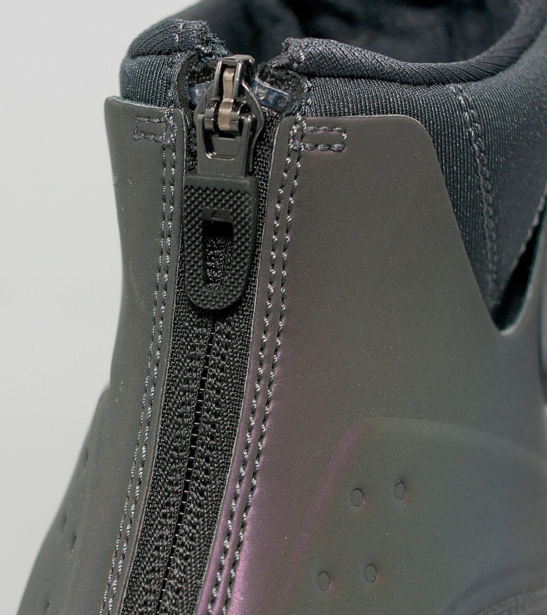 air huarache run mid womens silver