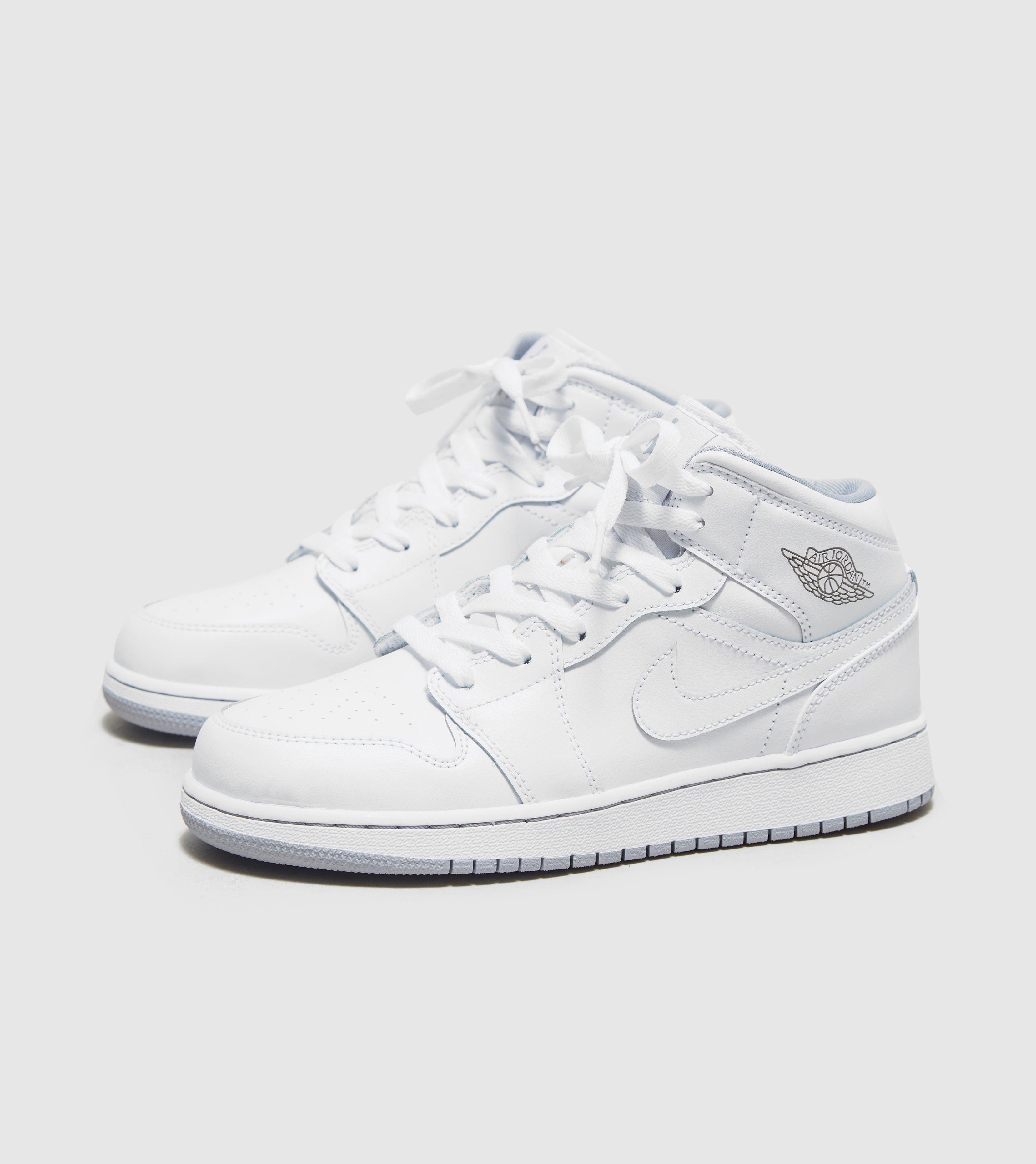 air jordan 1 mid white junior