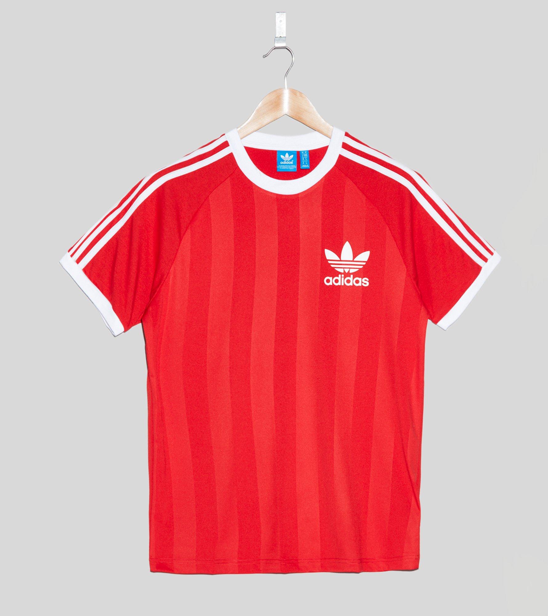 adidas originals california t shirt red