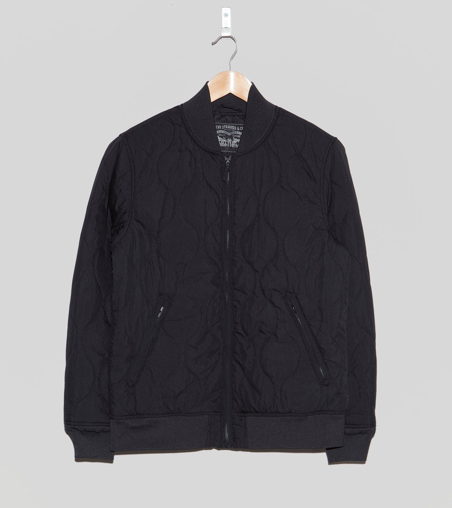 levi's thermore bomber jacket black