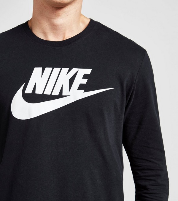 nike essential futura icon long sleeve tee nike essential futura icon long sleeve tee