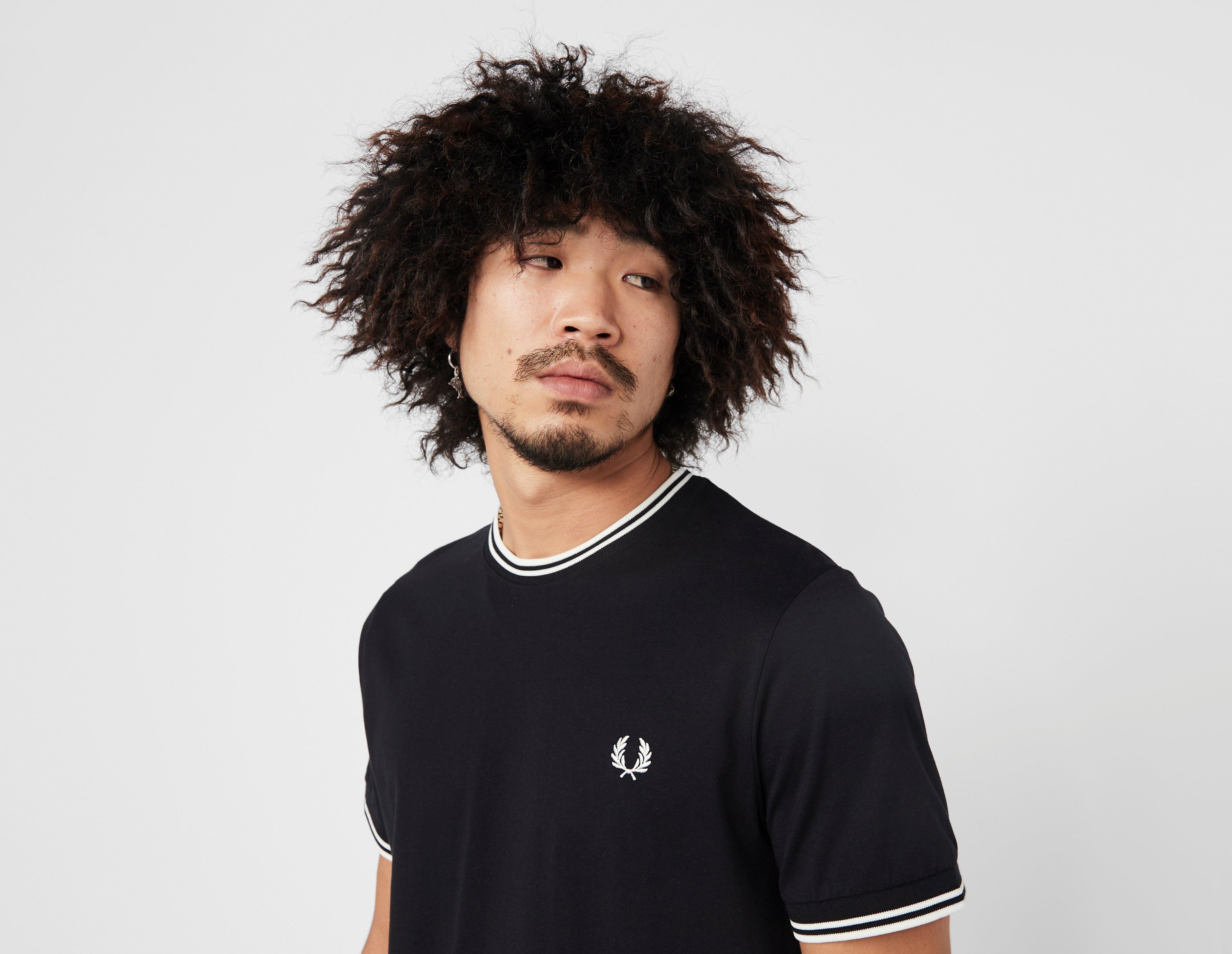 fred perry tipped ringer t shirt