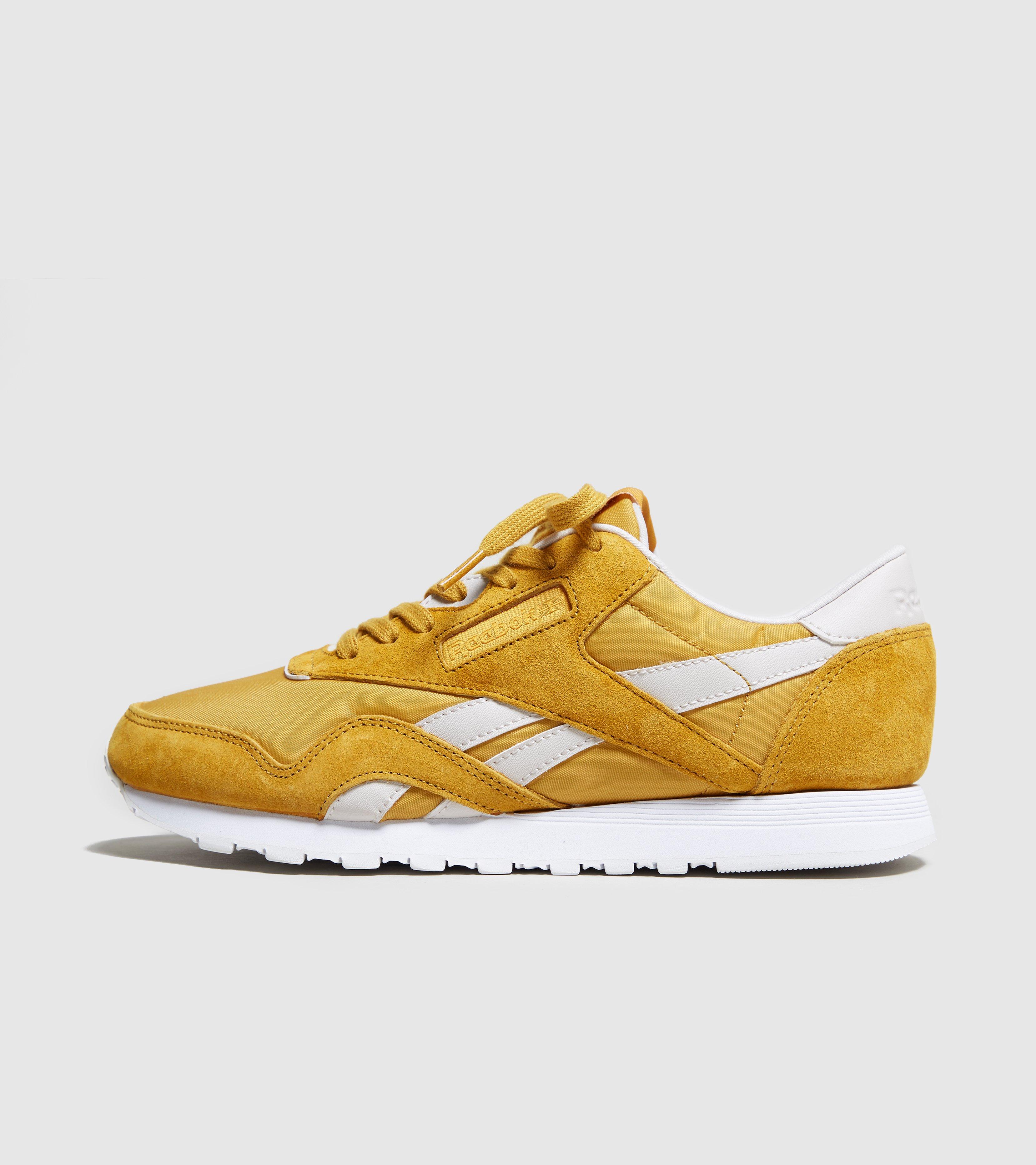 reebok classic nylon femme jaune