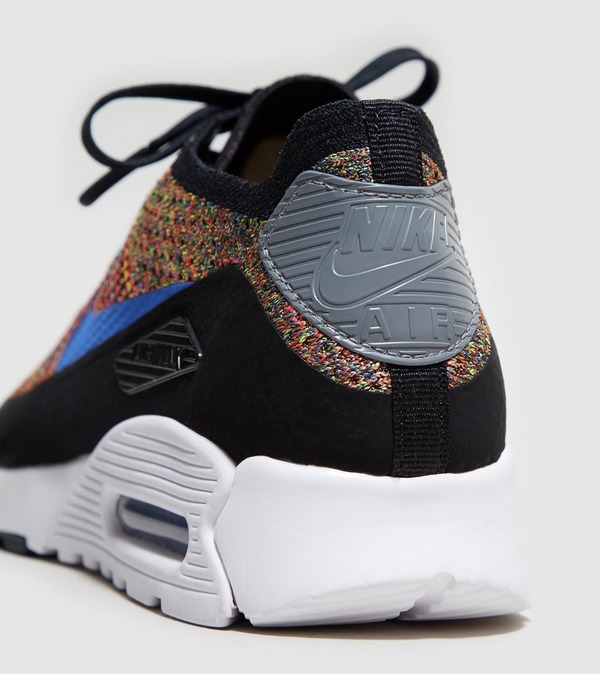 Кроссовки Nike Air Max 90 Ultra 2.0 Flyknit 875943 302 Luxus Frauen Nike Air Max 90 EZ (GS) Wolf Grey Cool Grey Black