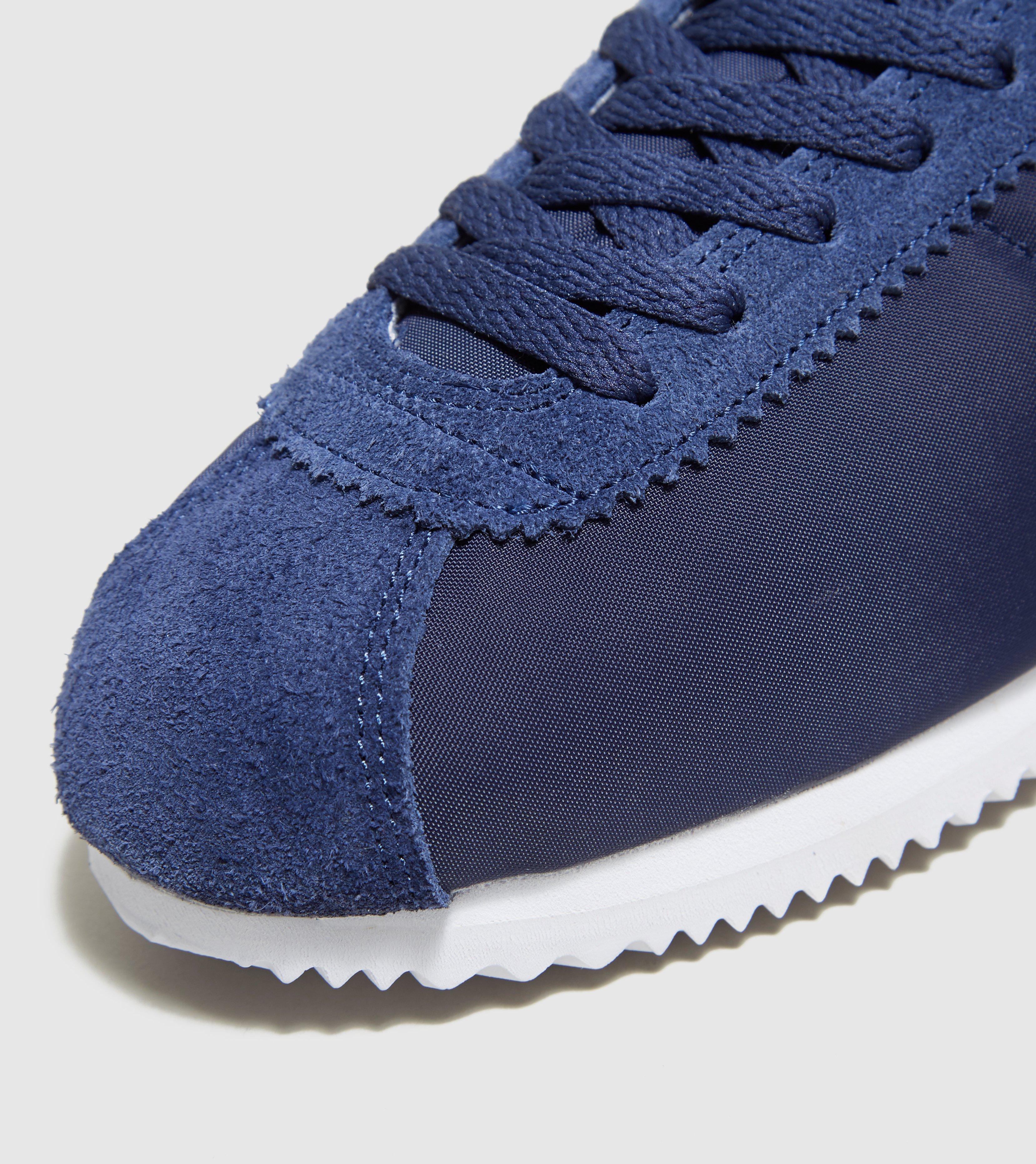 nike cortez nylon blue