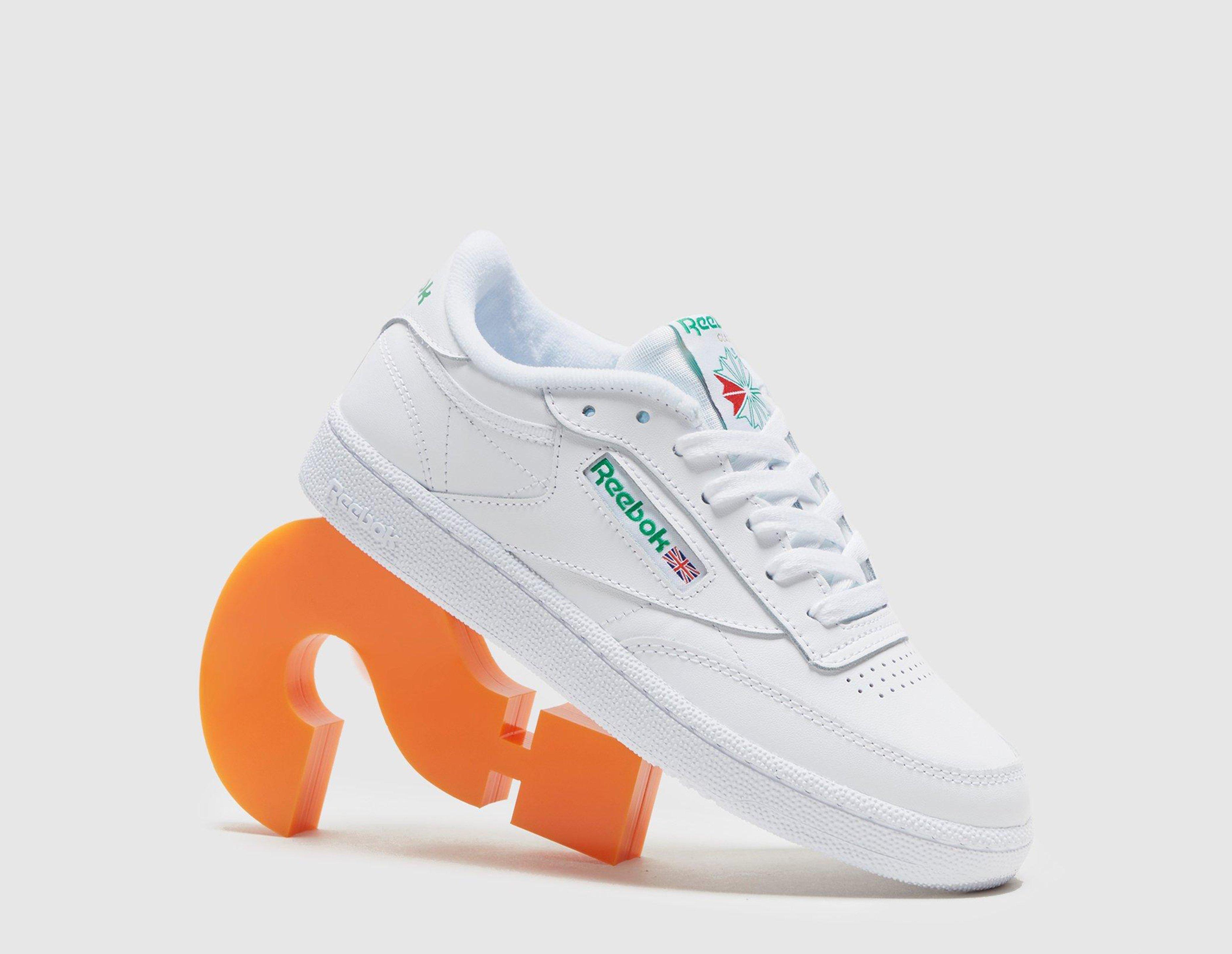 reebok club c womens orange