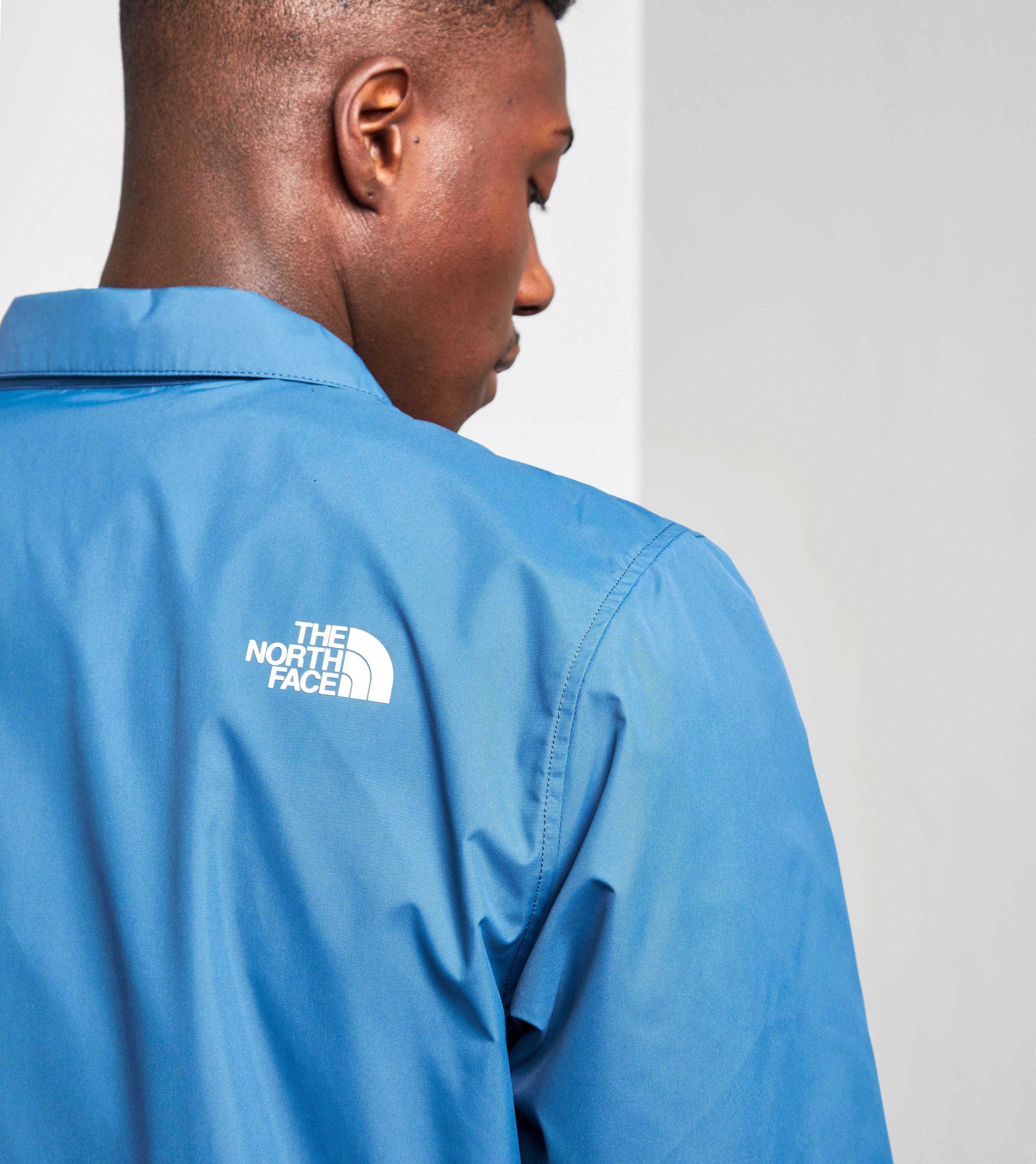 north face coach jacket blue