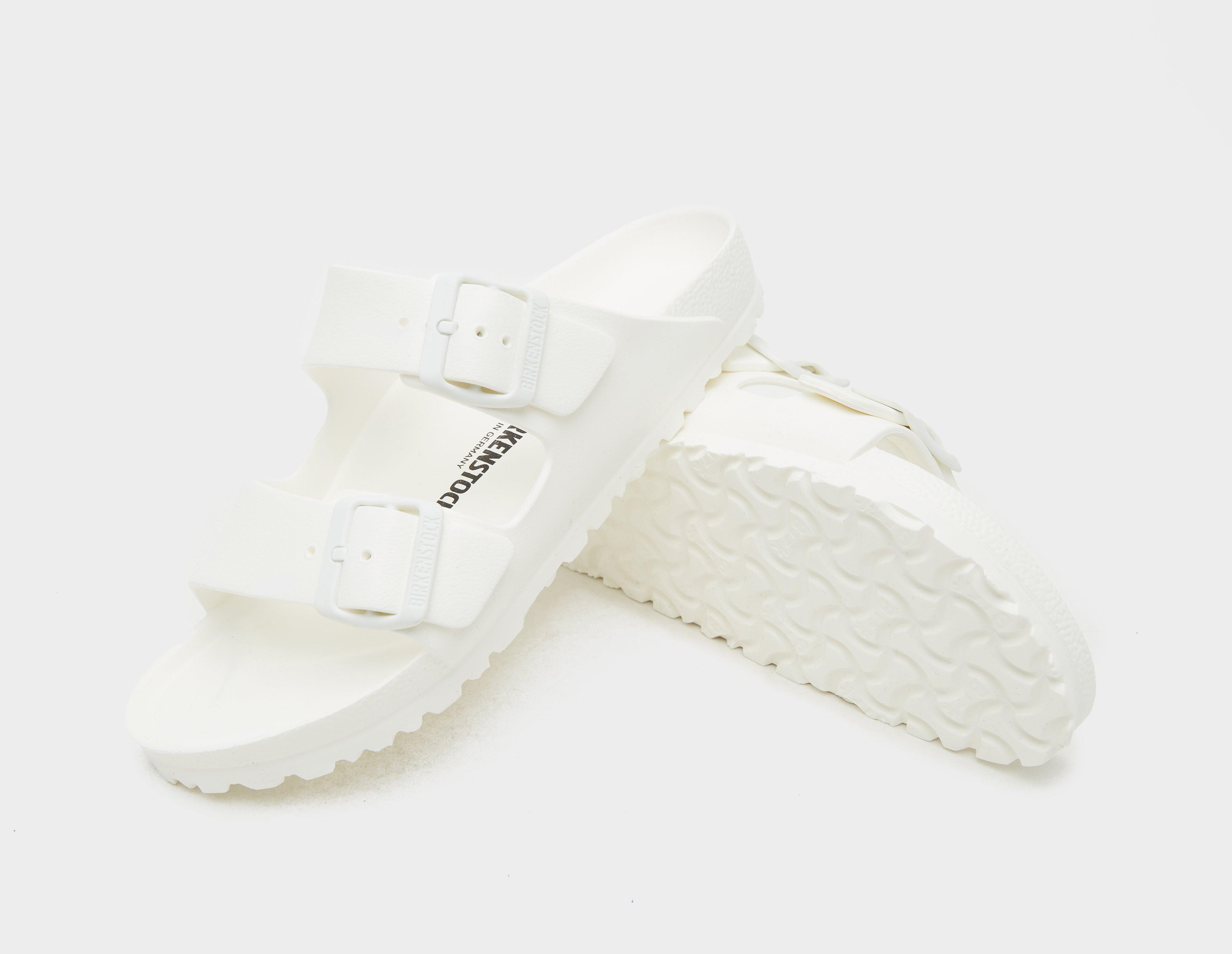 White rubber hot sale birkenstocks women's