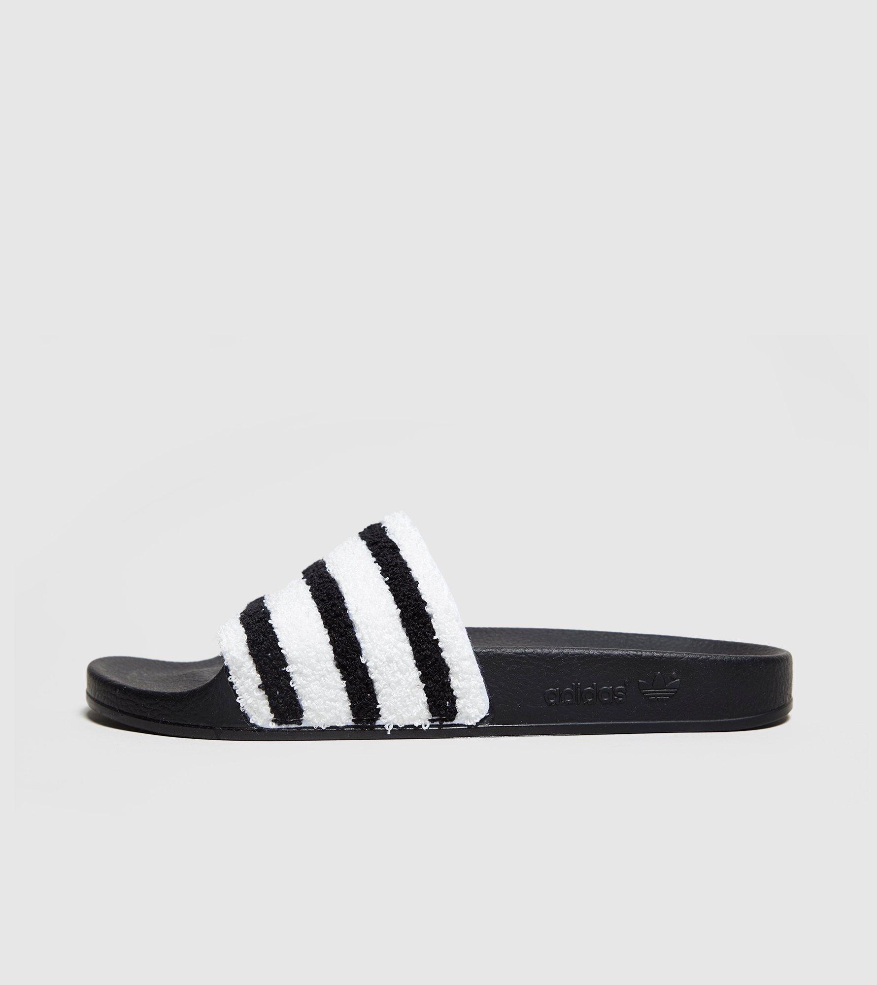 adidas adilette towel slides