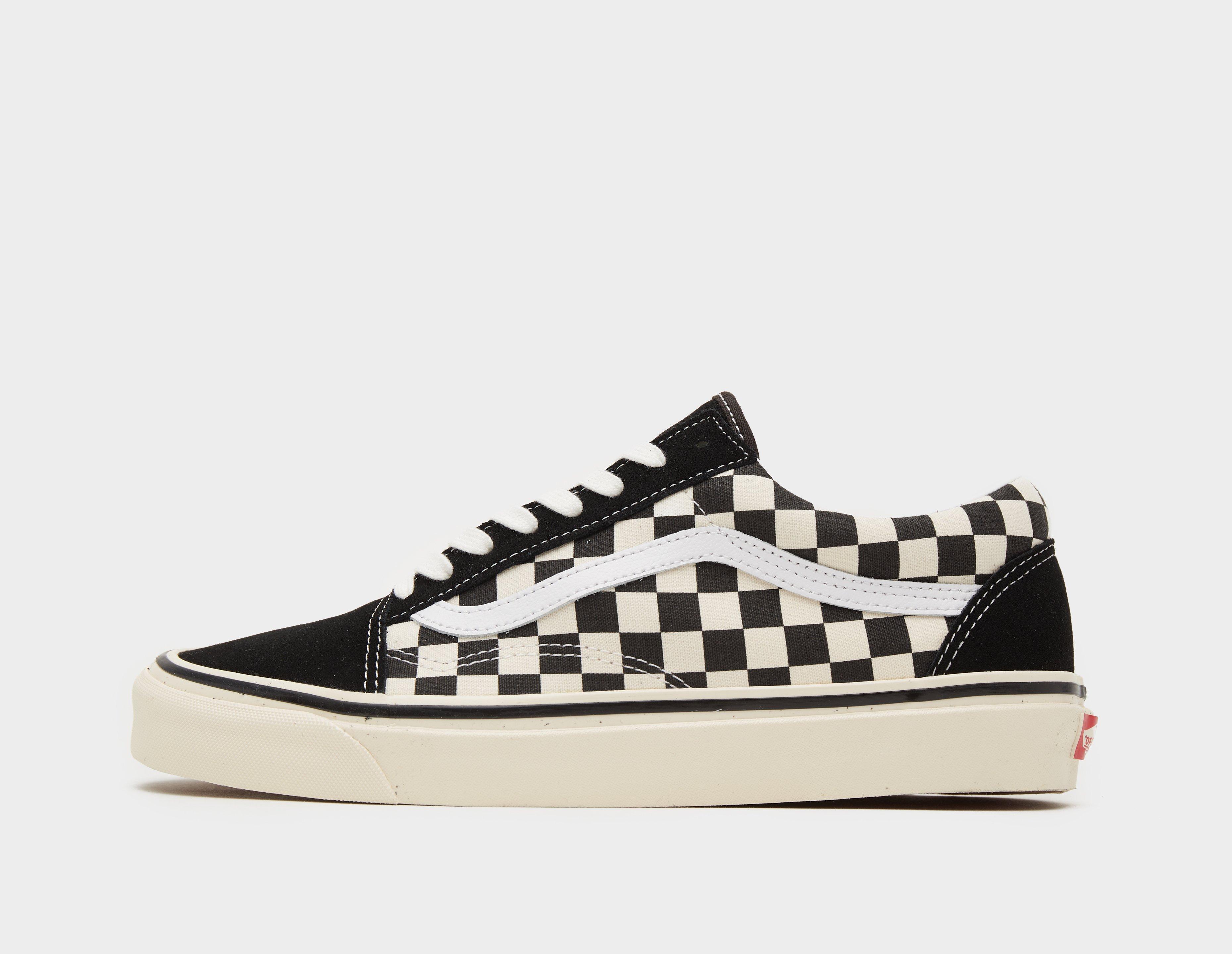 ondersteuning Hond pizza Zwart Vans Old Skool Check- size? Nederland