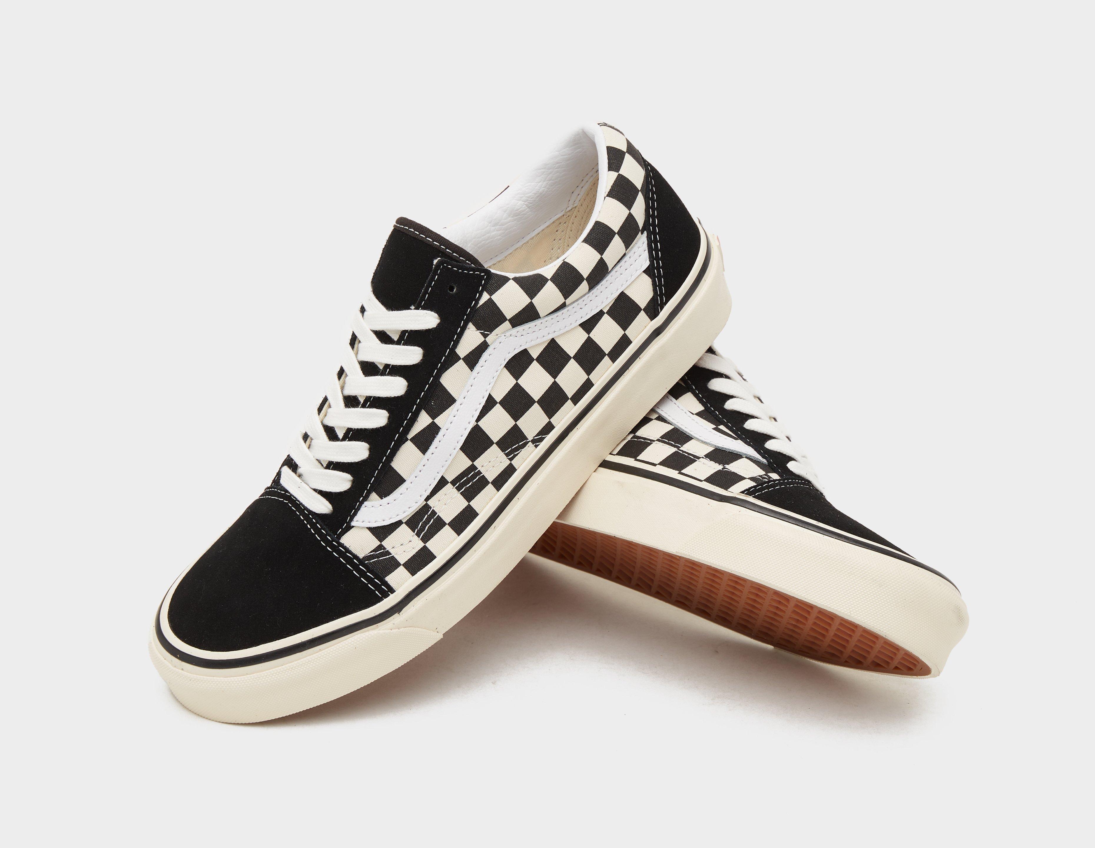 vans black and grey checkered