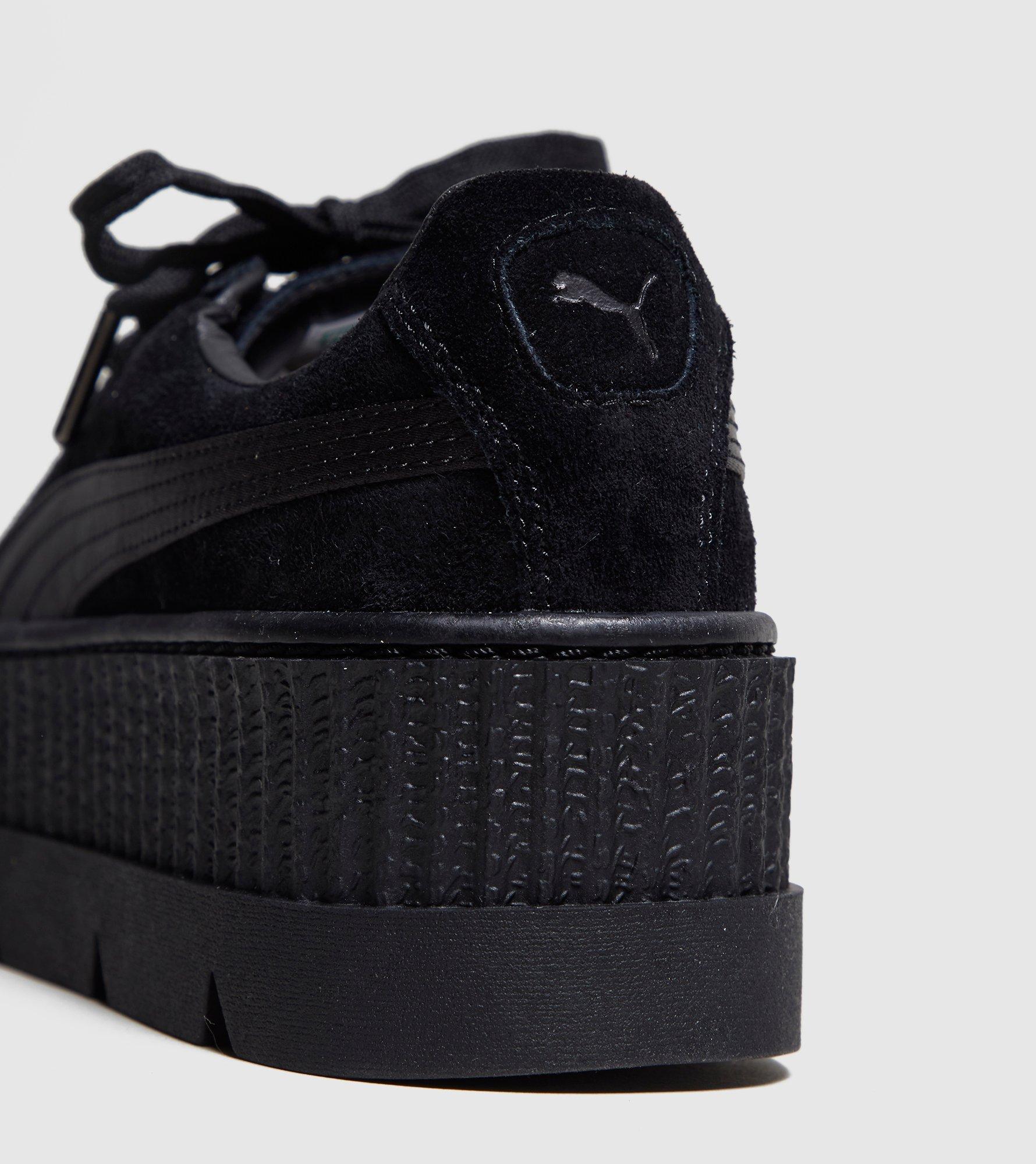 puma fenty cleated creepers black