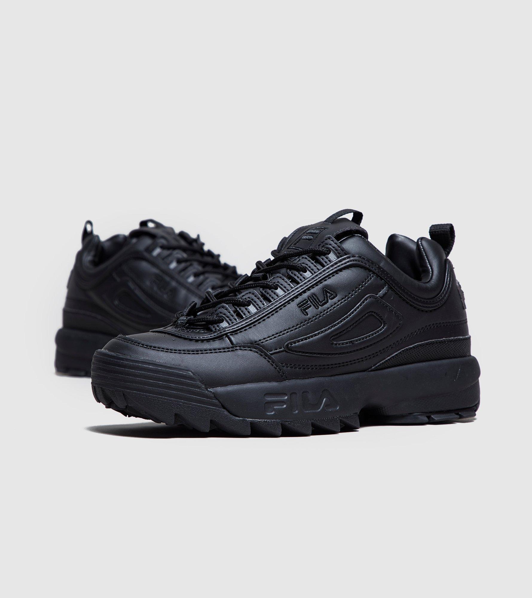 fila disruptor all black