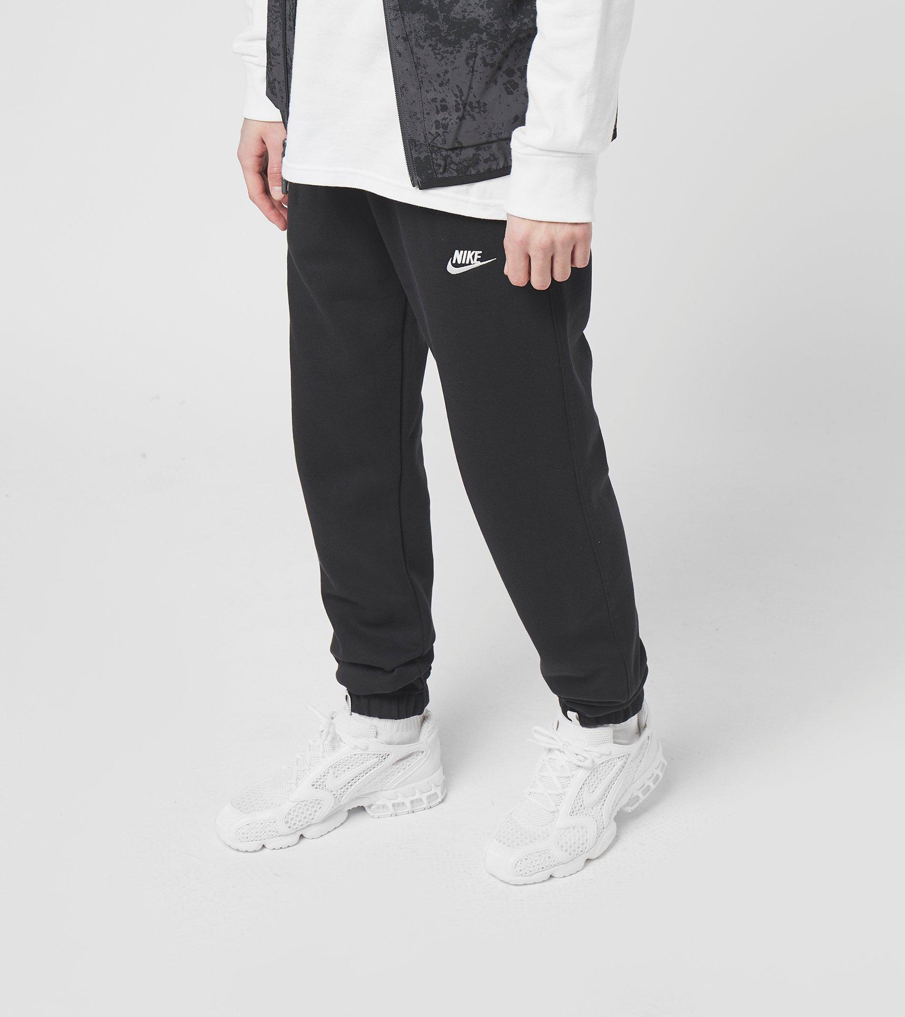 nike club fleece pants black