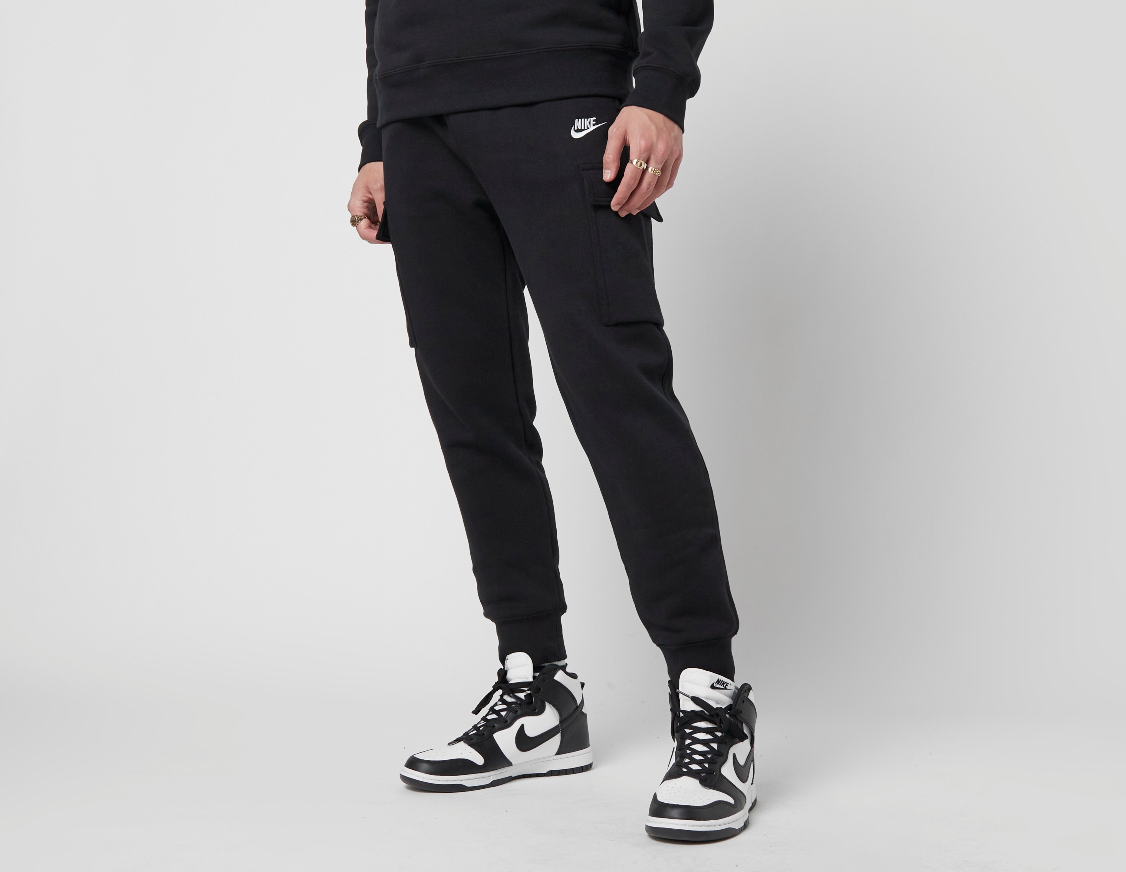 black nike air cargo joggers