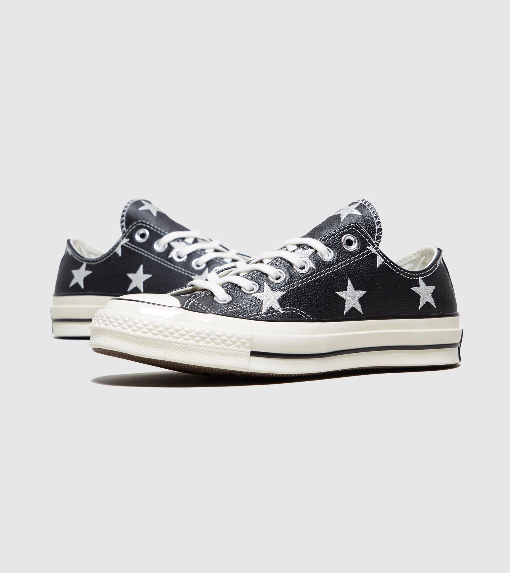converse leather star