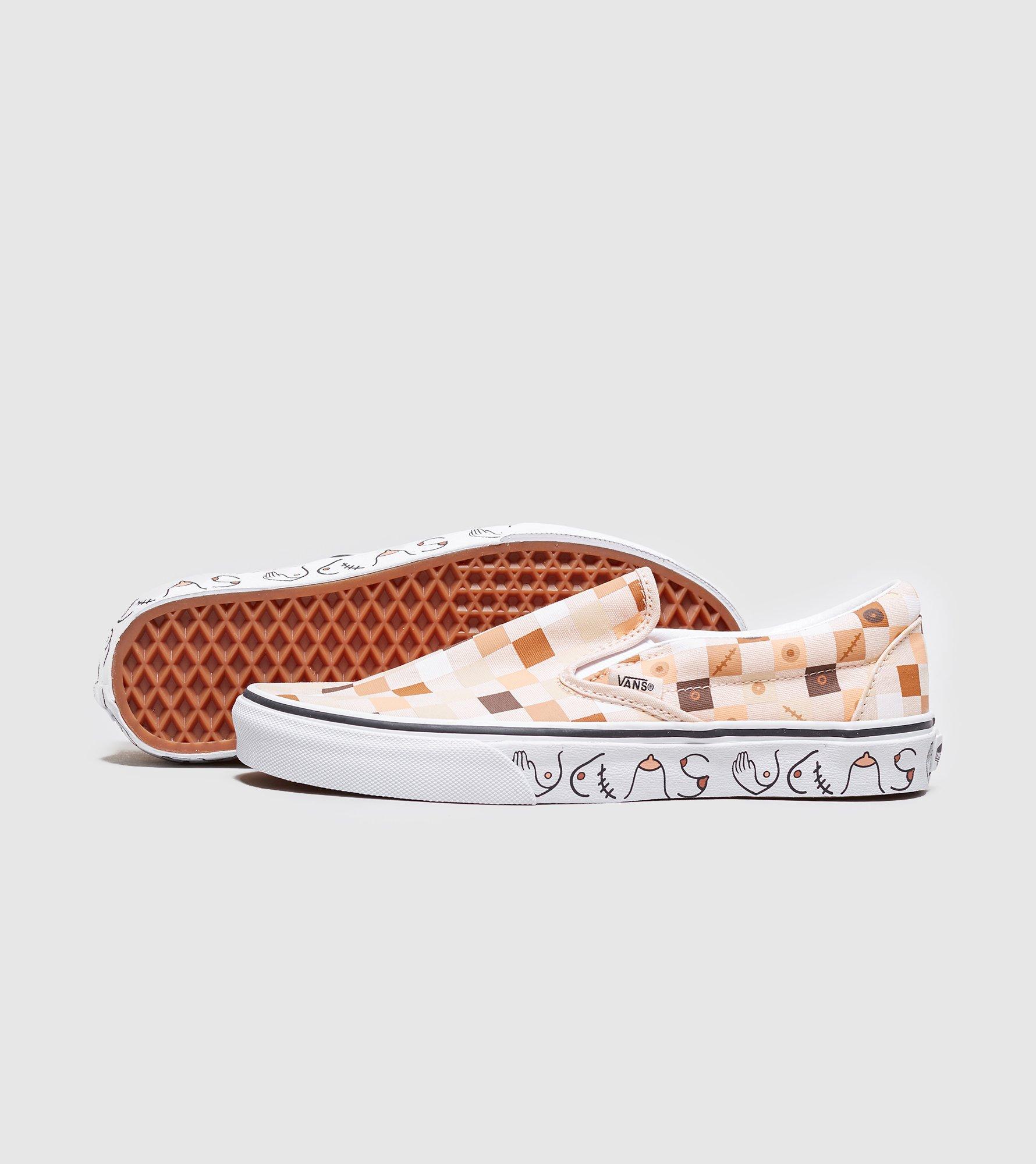 vans slip on femme orange