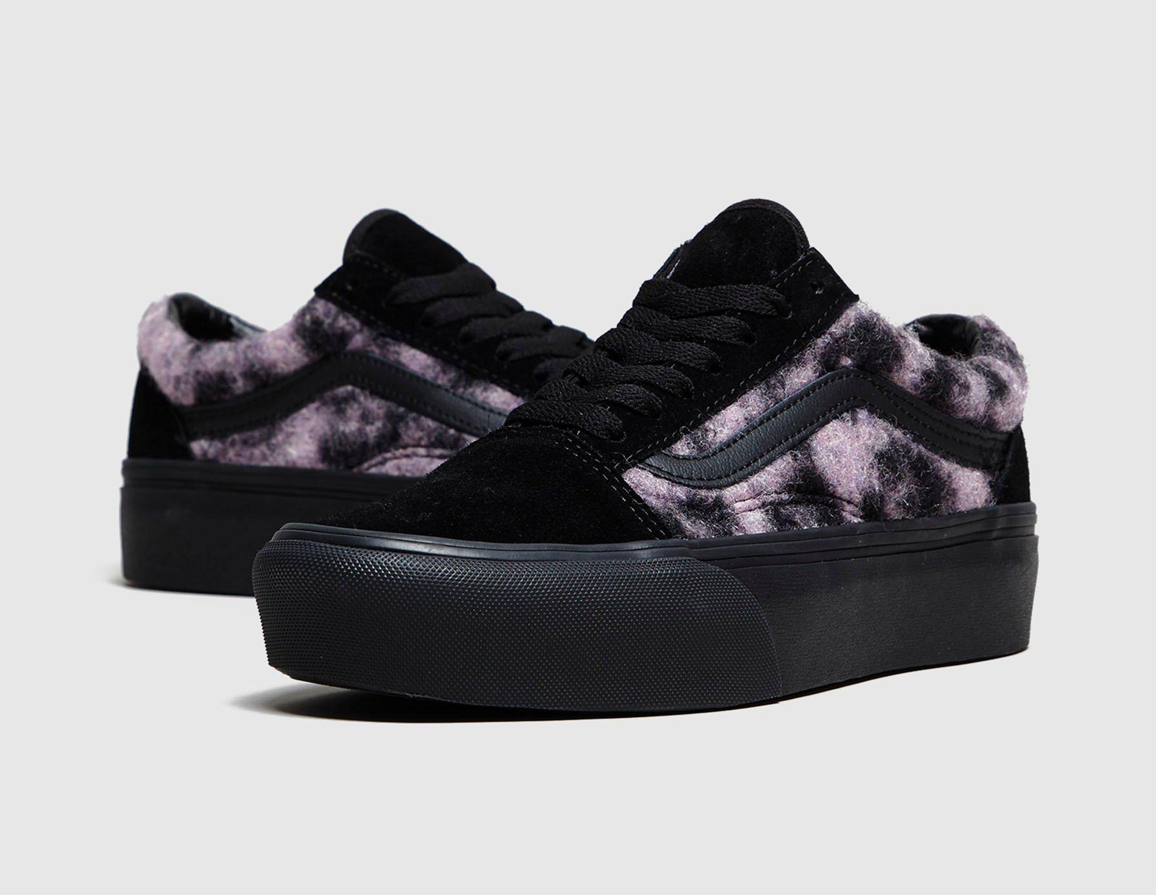 vans old skool platform leopard