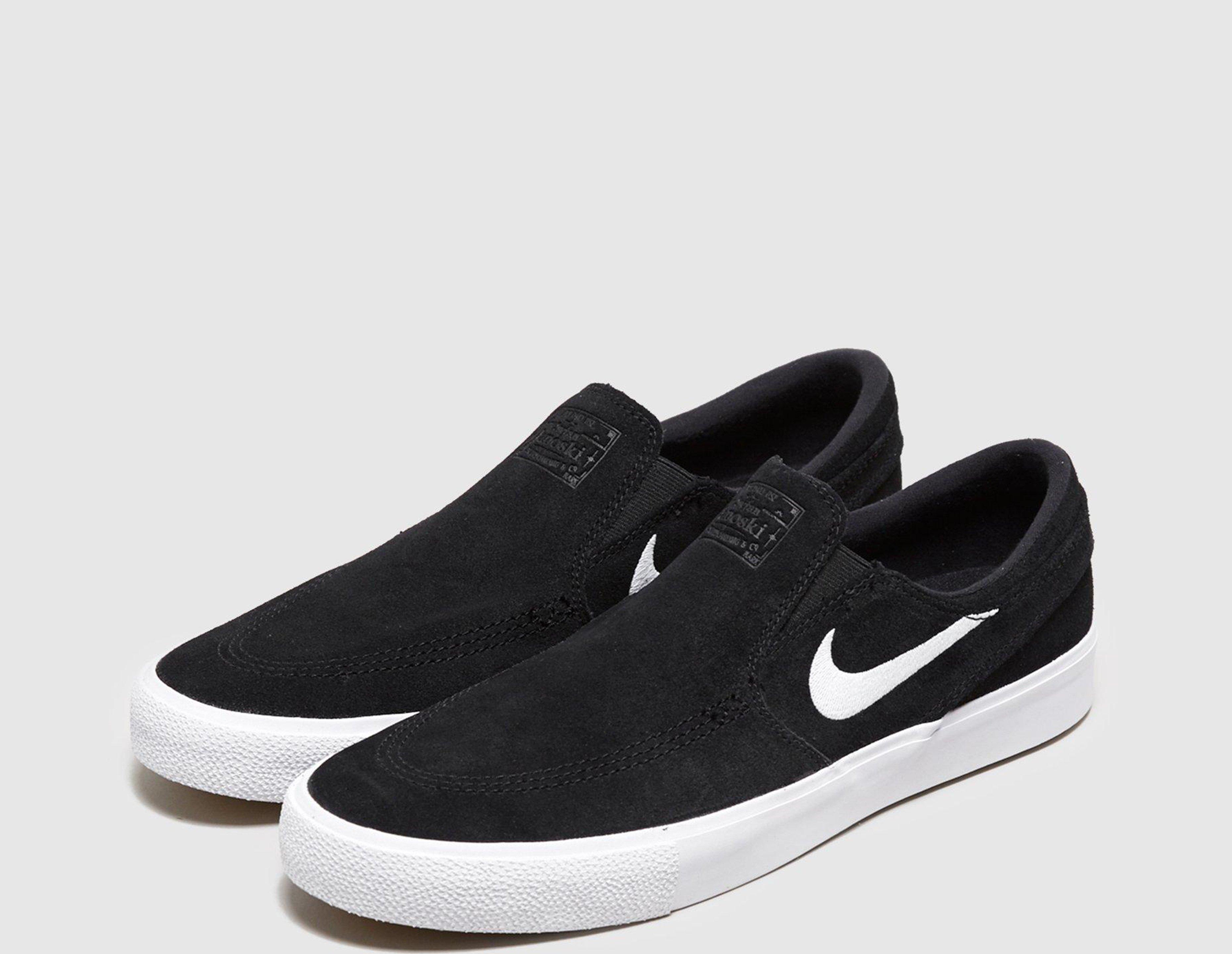 black janoski slip on