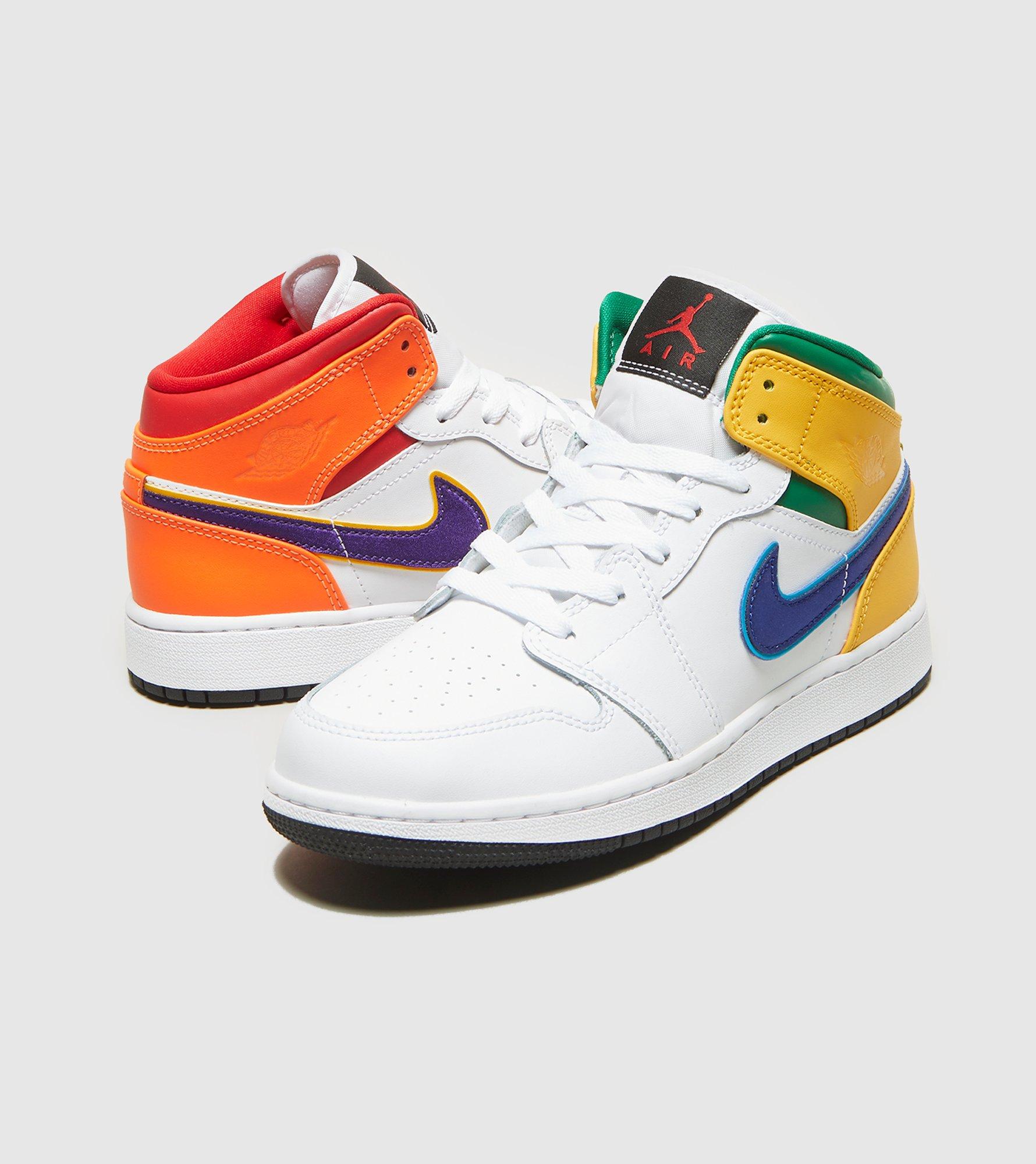 jordan 1 mid junior orange