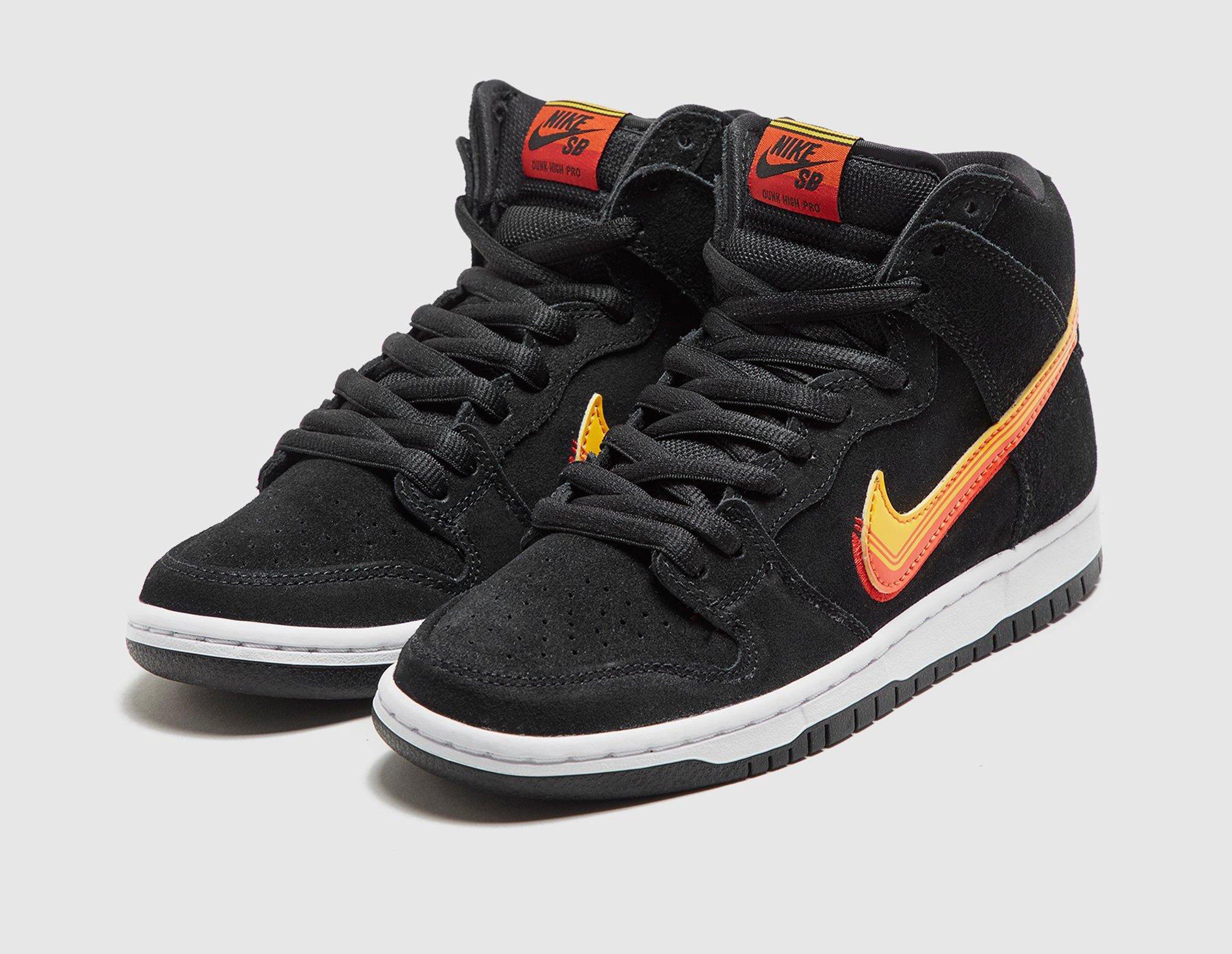 nike sb dunk high femme orange