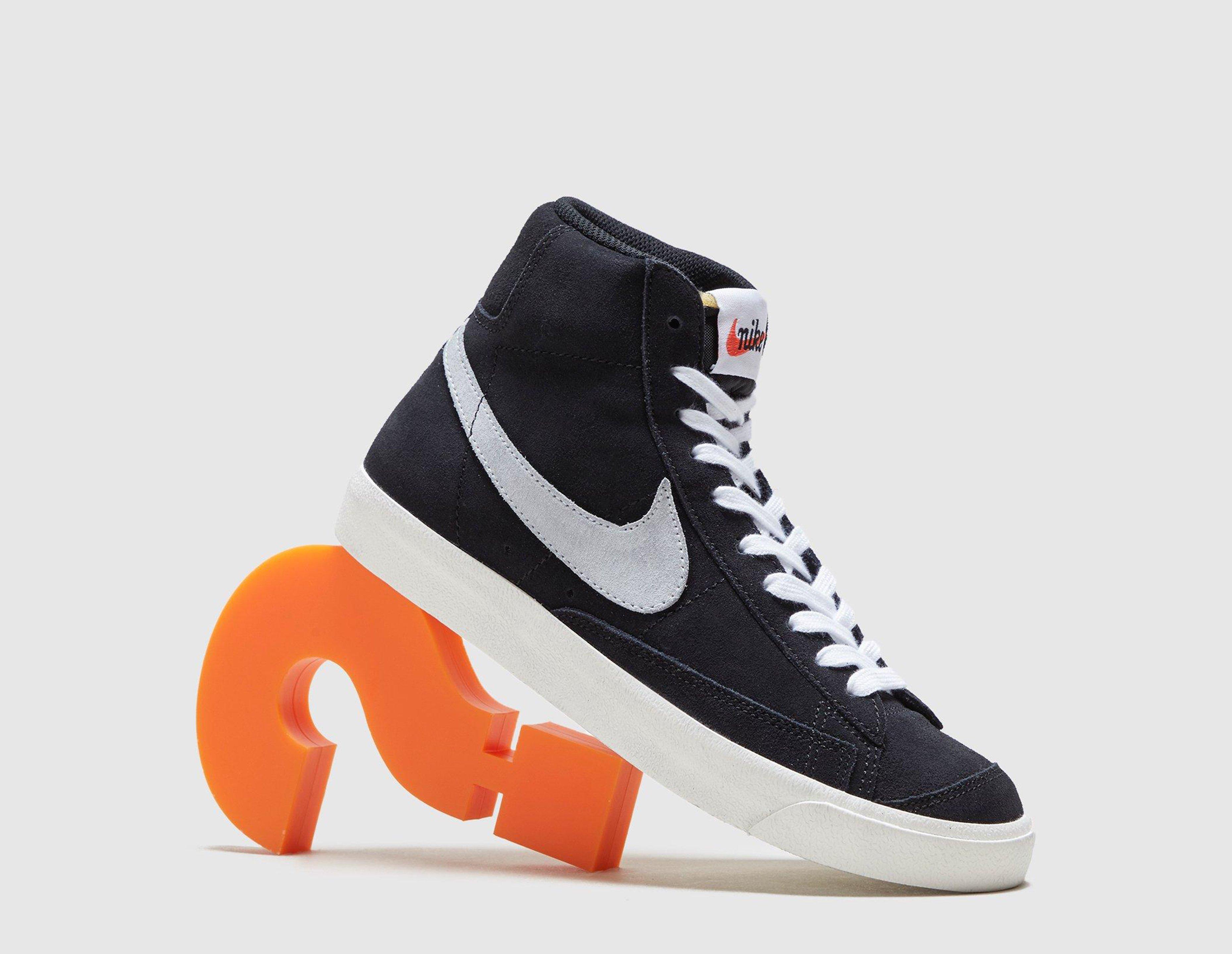 nike blazer mid femme noir