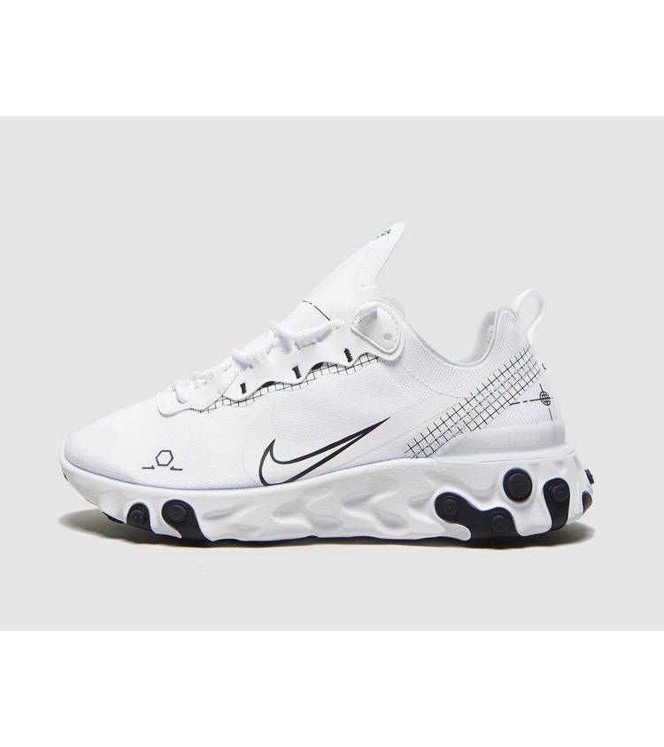 nike react 55 white blue