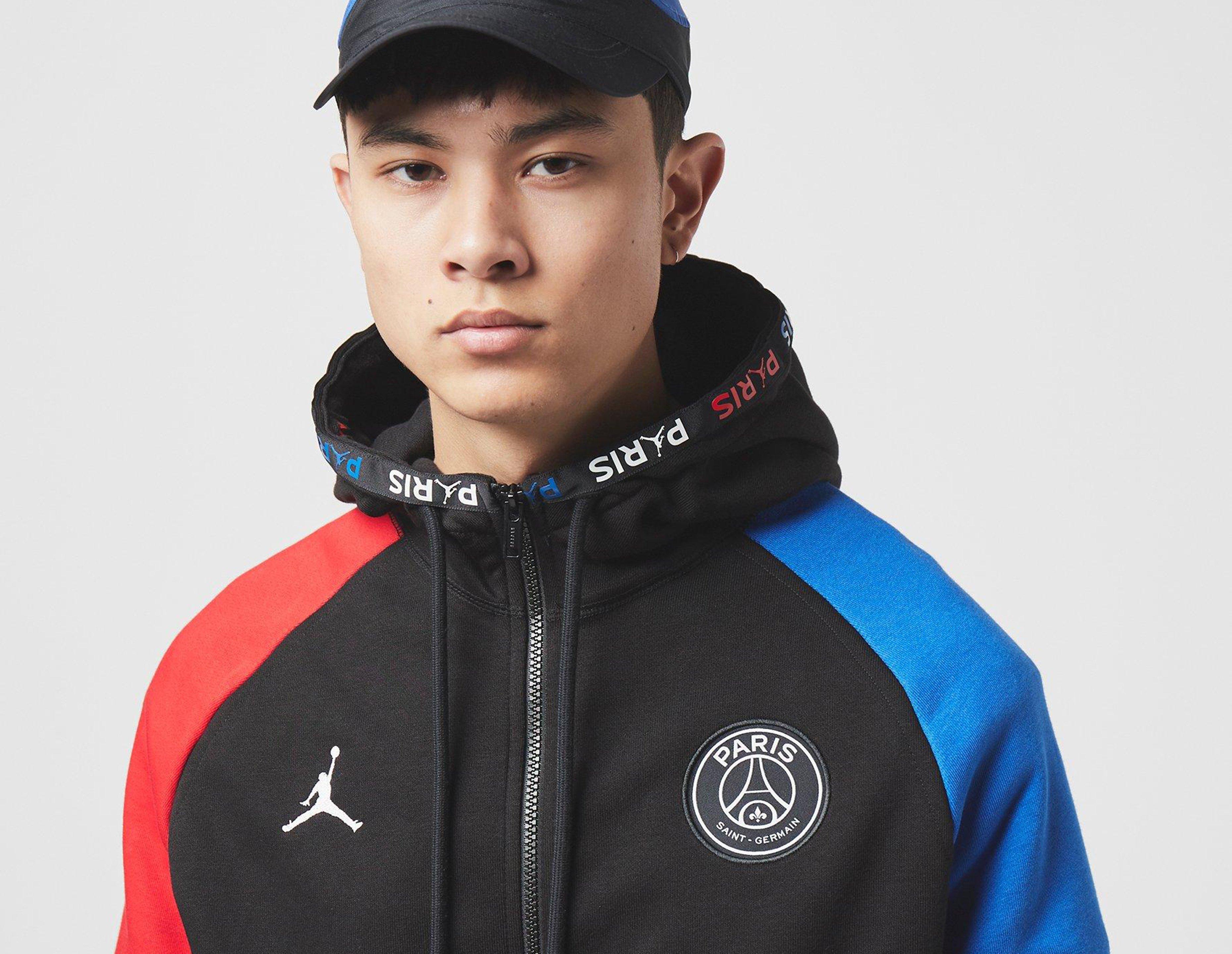 jordan x psg zip hoodie