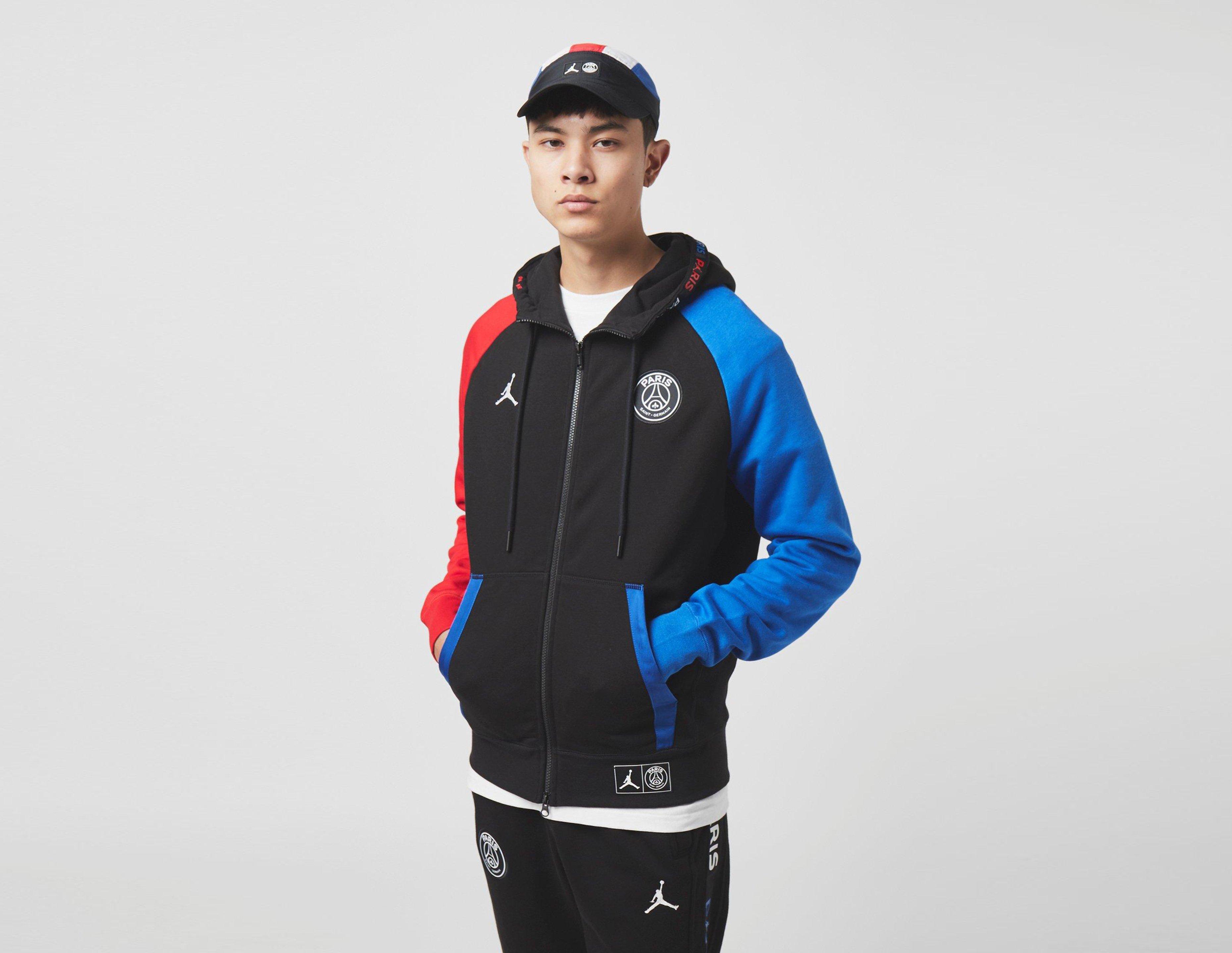 jordan x psg zip hoodie