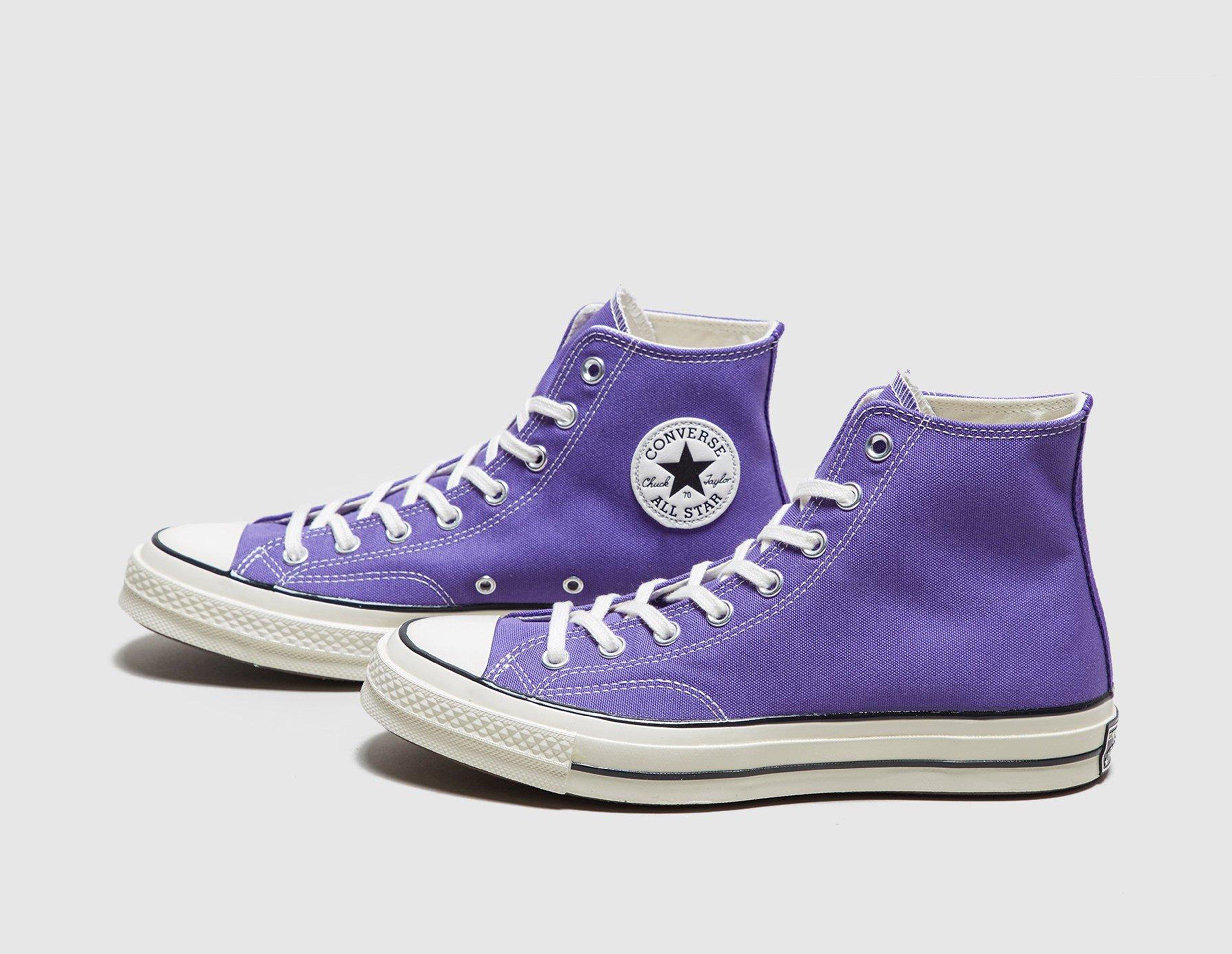 converse haute violette