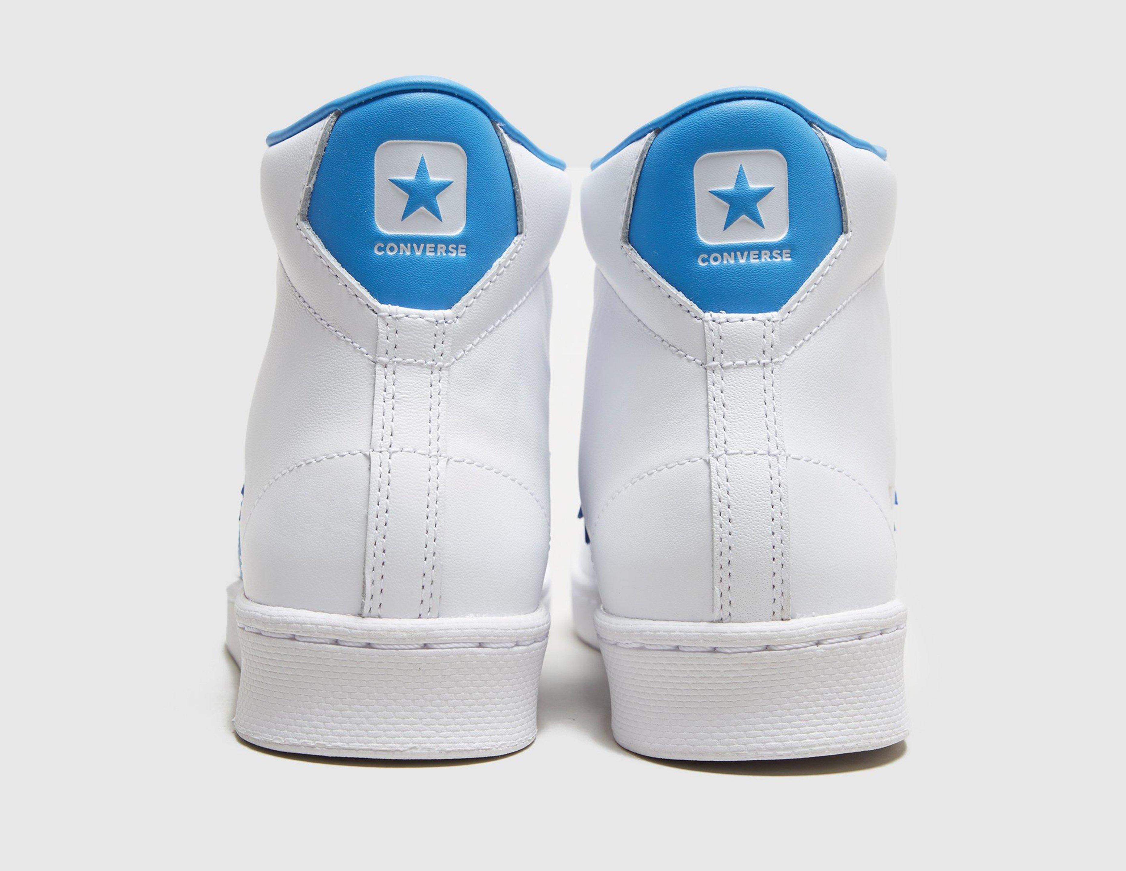 converse pro leather mid blu