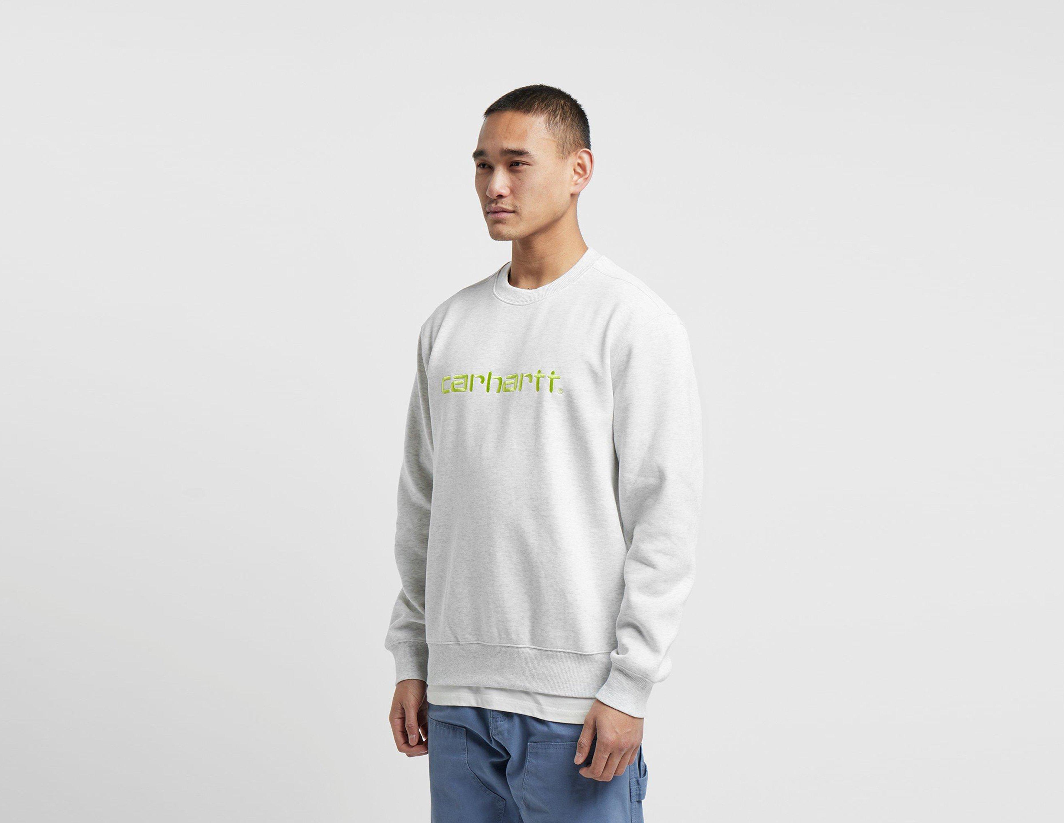 lime green carhartt sweatshirt