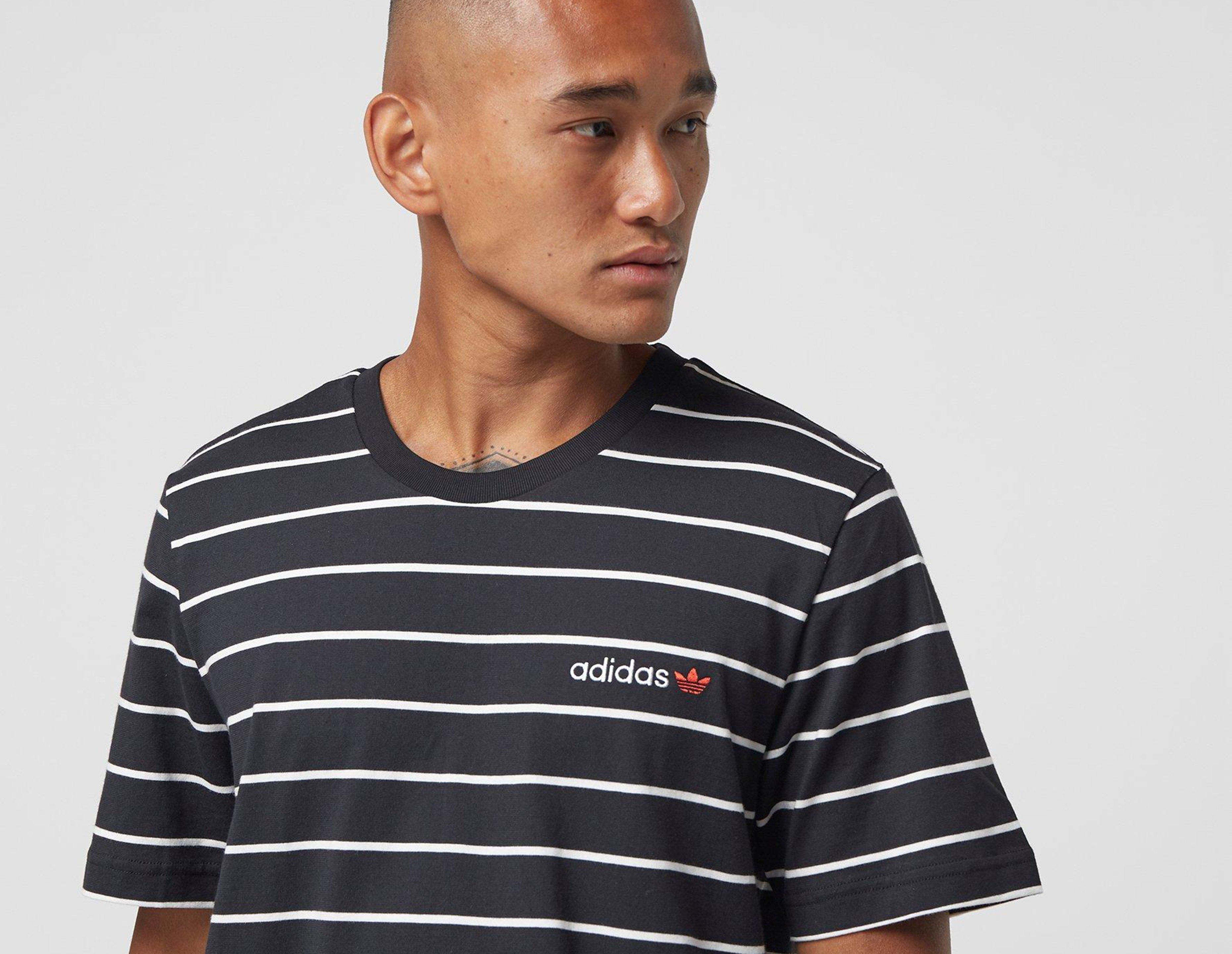 adidas linear stripe t shirt