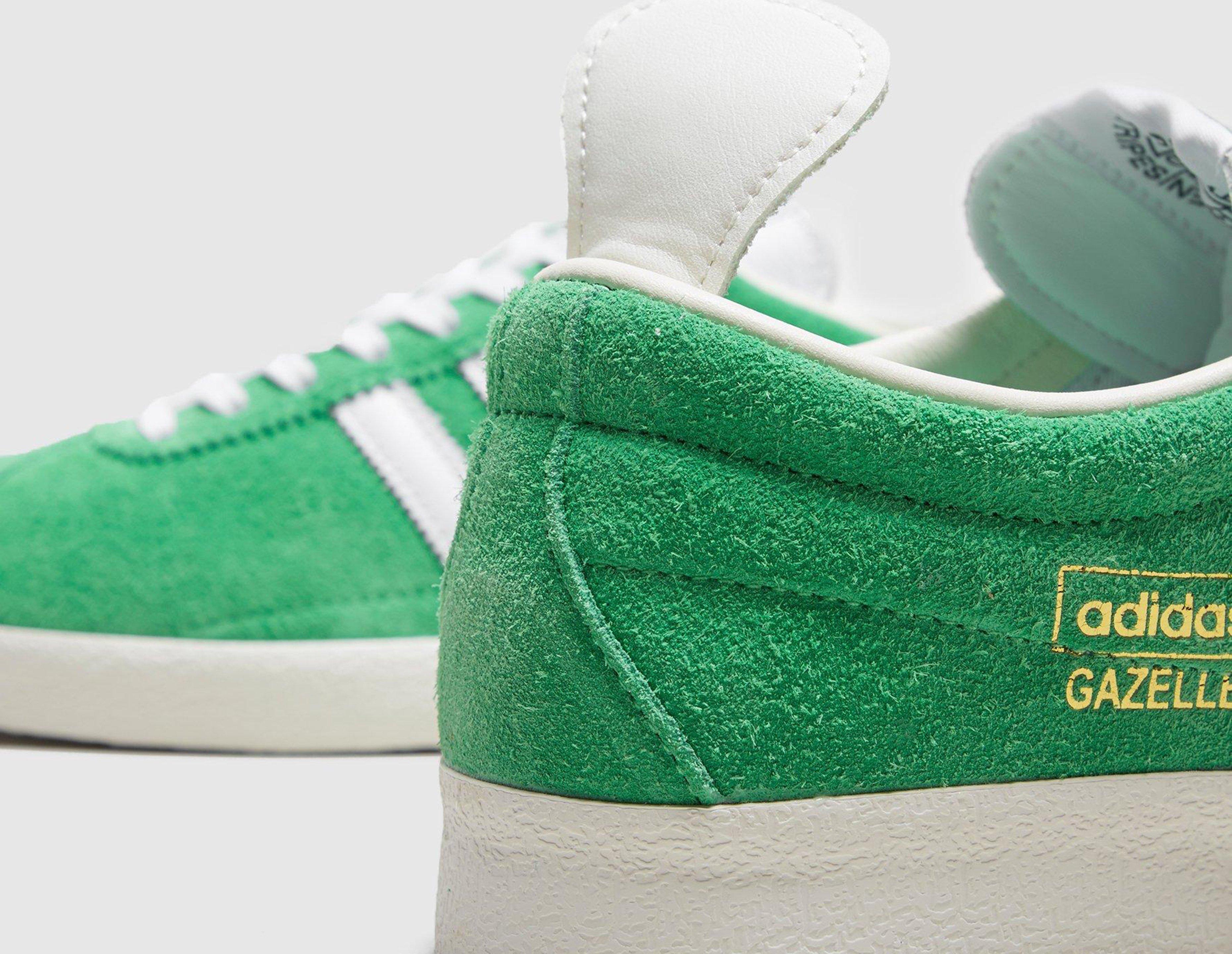 ladies green adidas gazelle