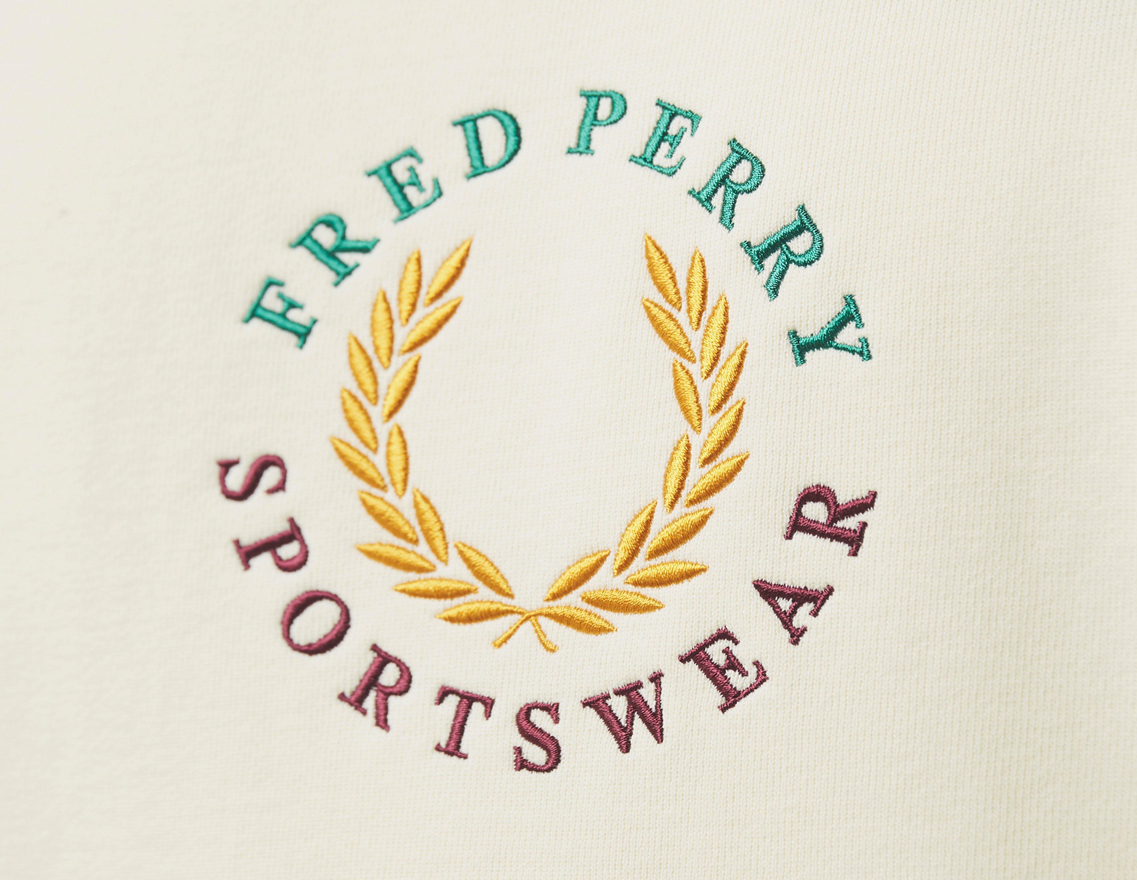 fred perry global branded sweatshirt