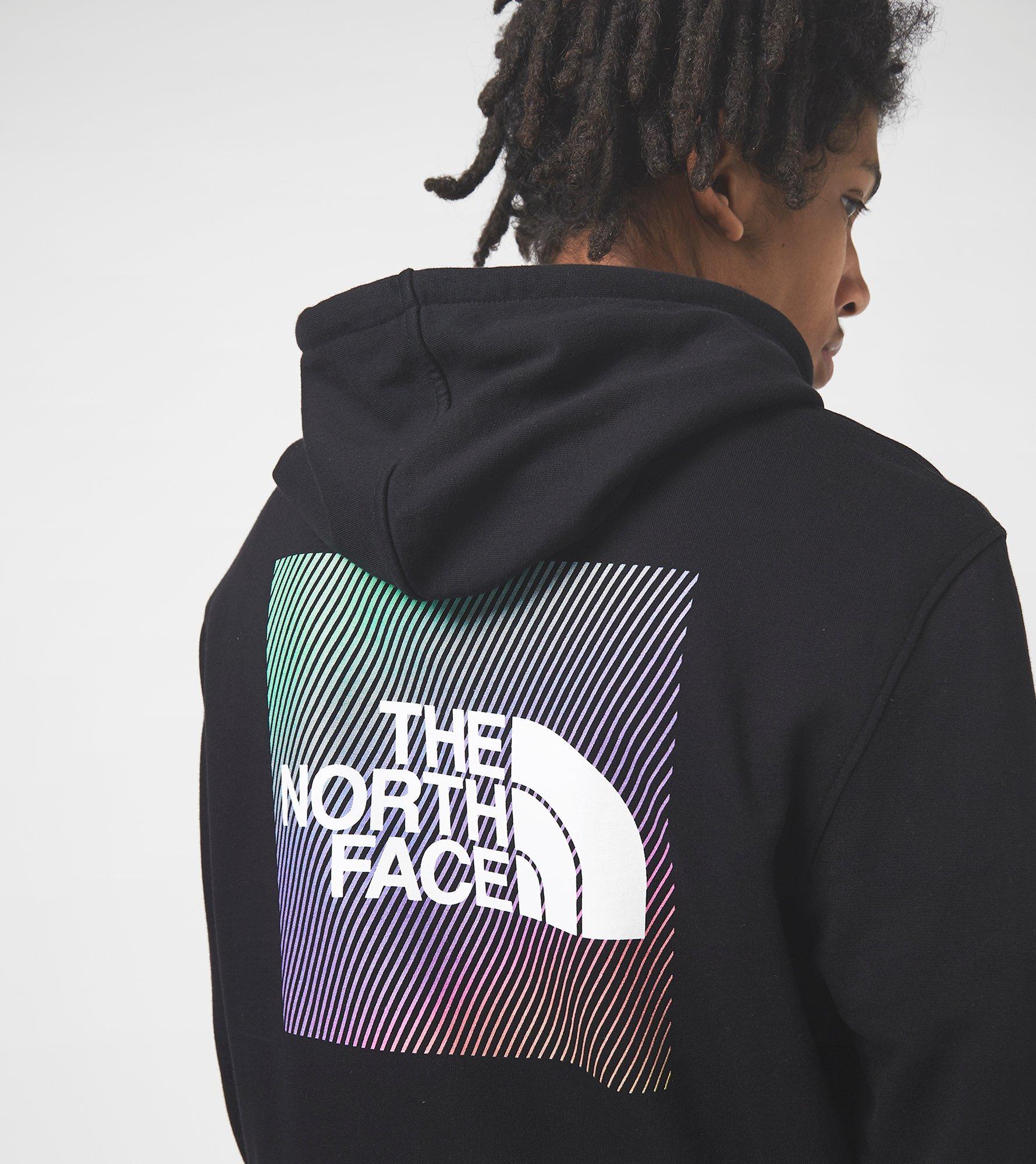 the north face rainbow hoodie