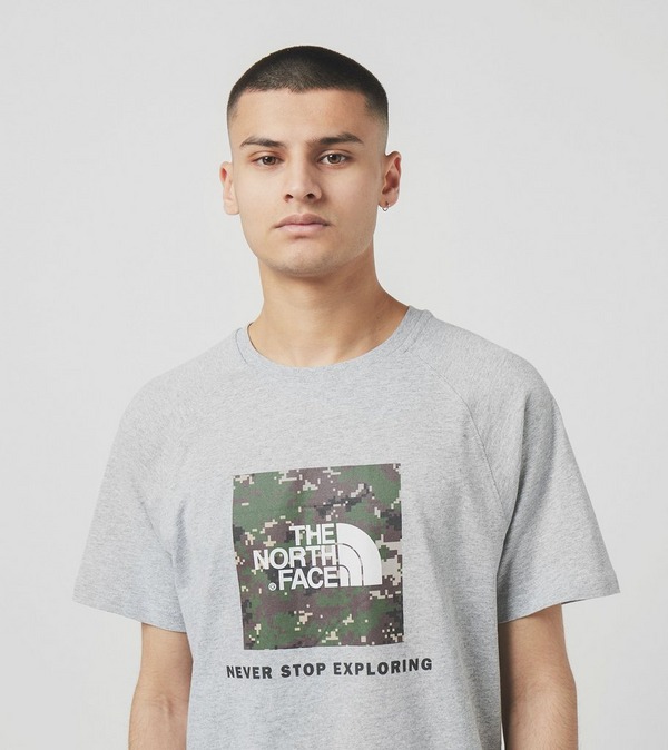 Grey The North Face Redbox T Shirt Size