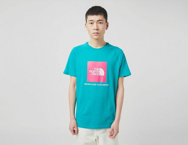 Green The North Face Redbox T Shirt Size