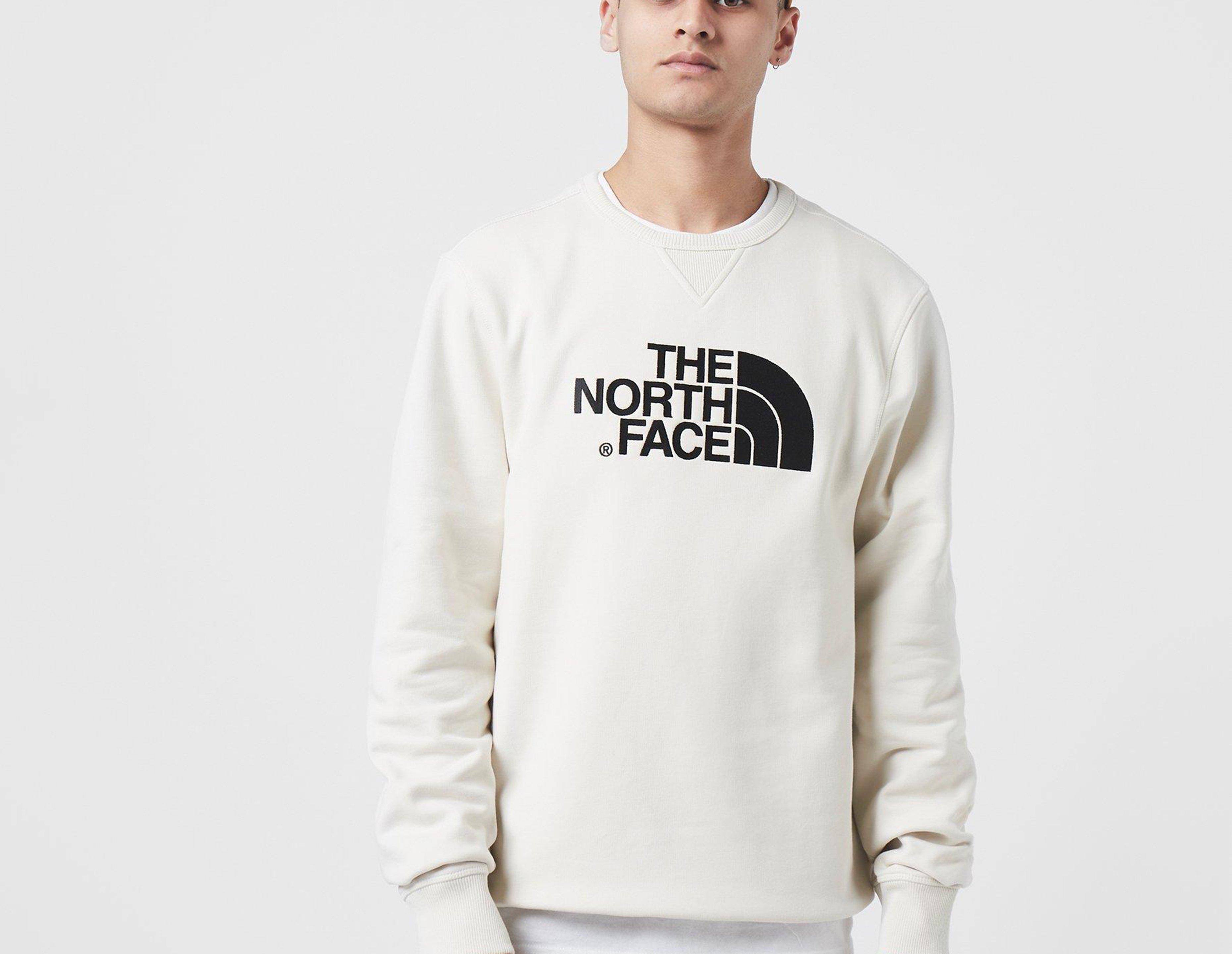 north face drew peak crew sweatshirt