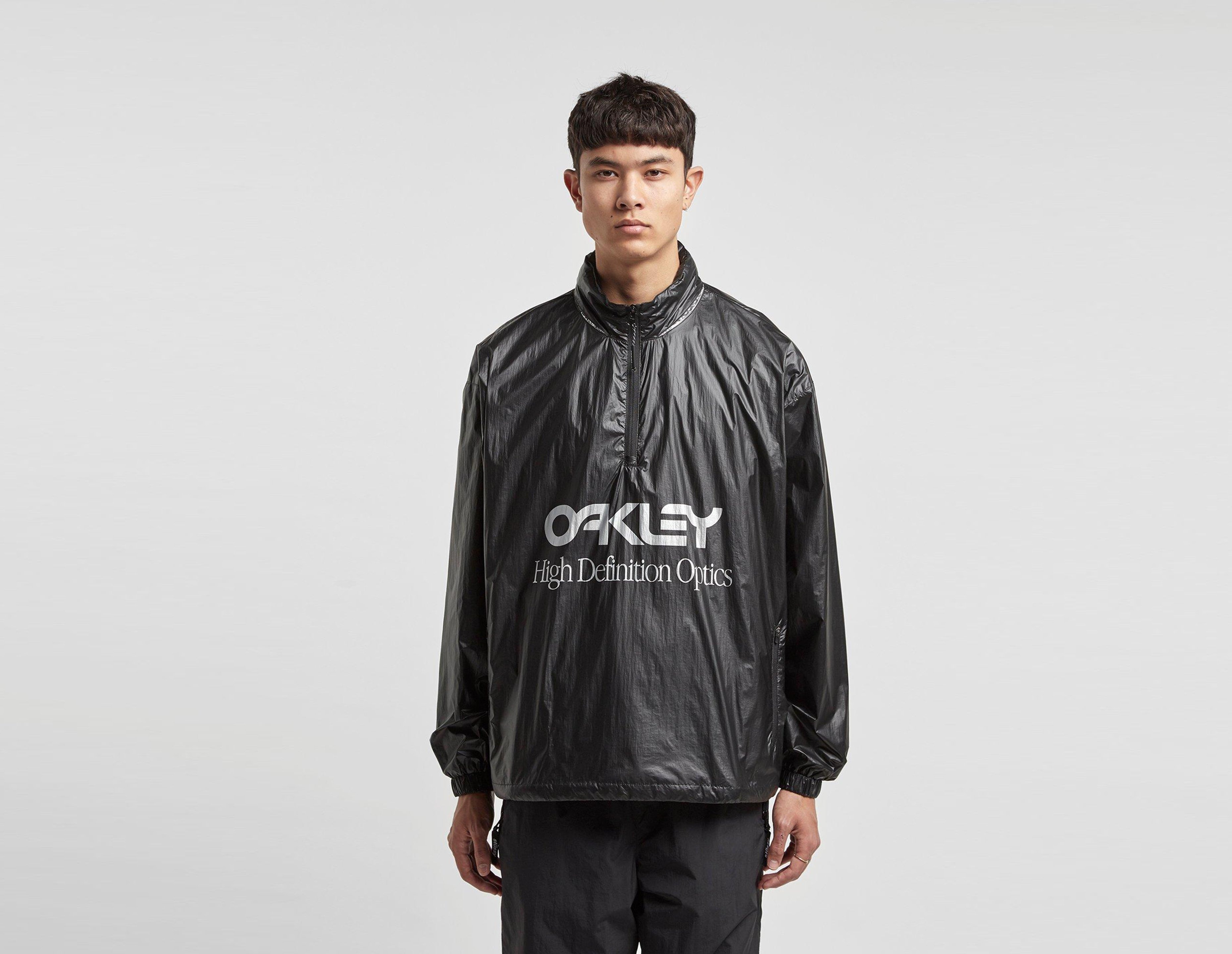 Black Oakley High Definition Optics Overhead Half-Zip Anorak |  Infrastructure-intelligence?